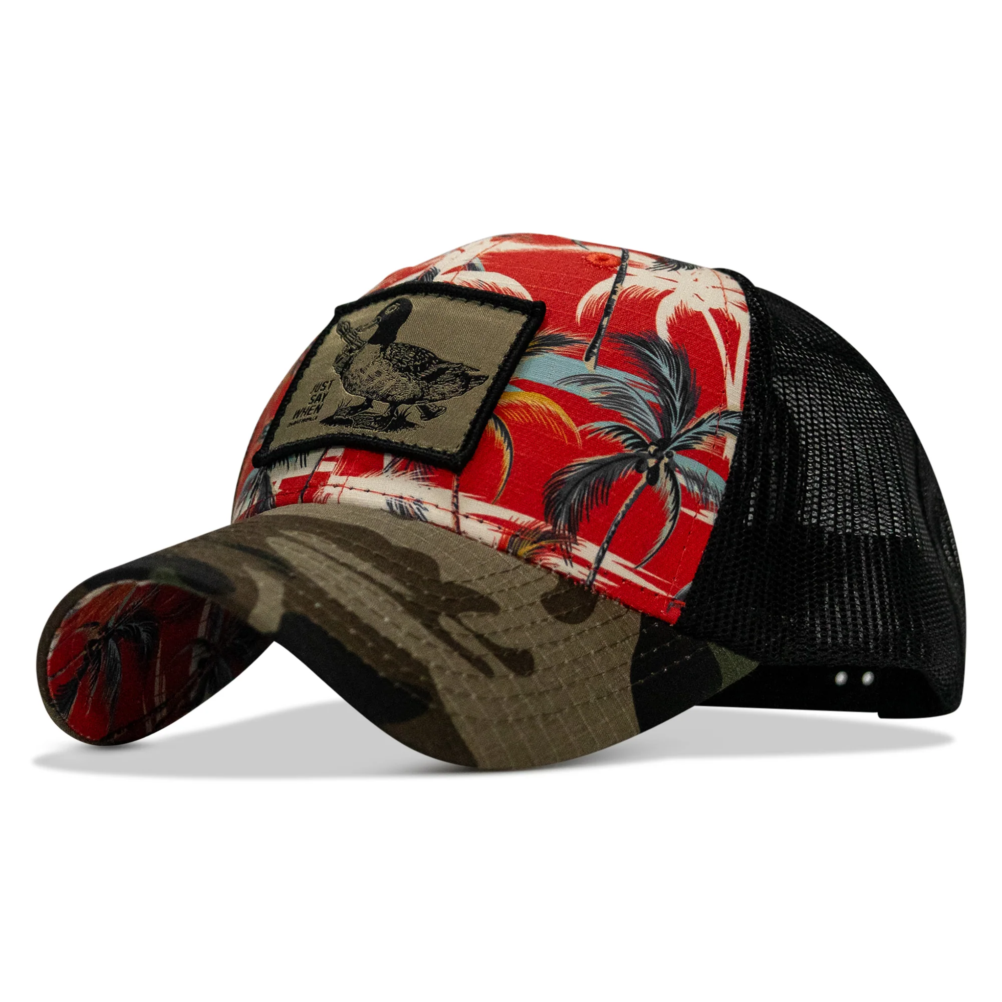 Just Say When Patch Original Ripstop Snapback Hat - Image 13