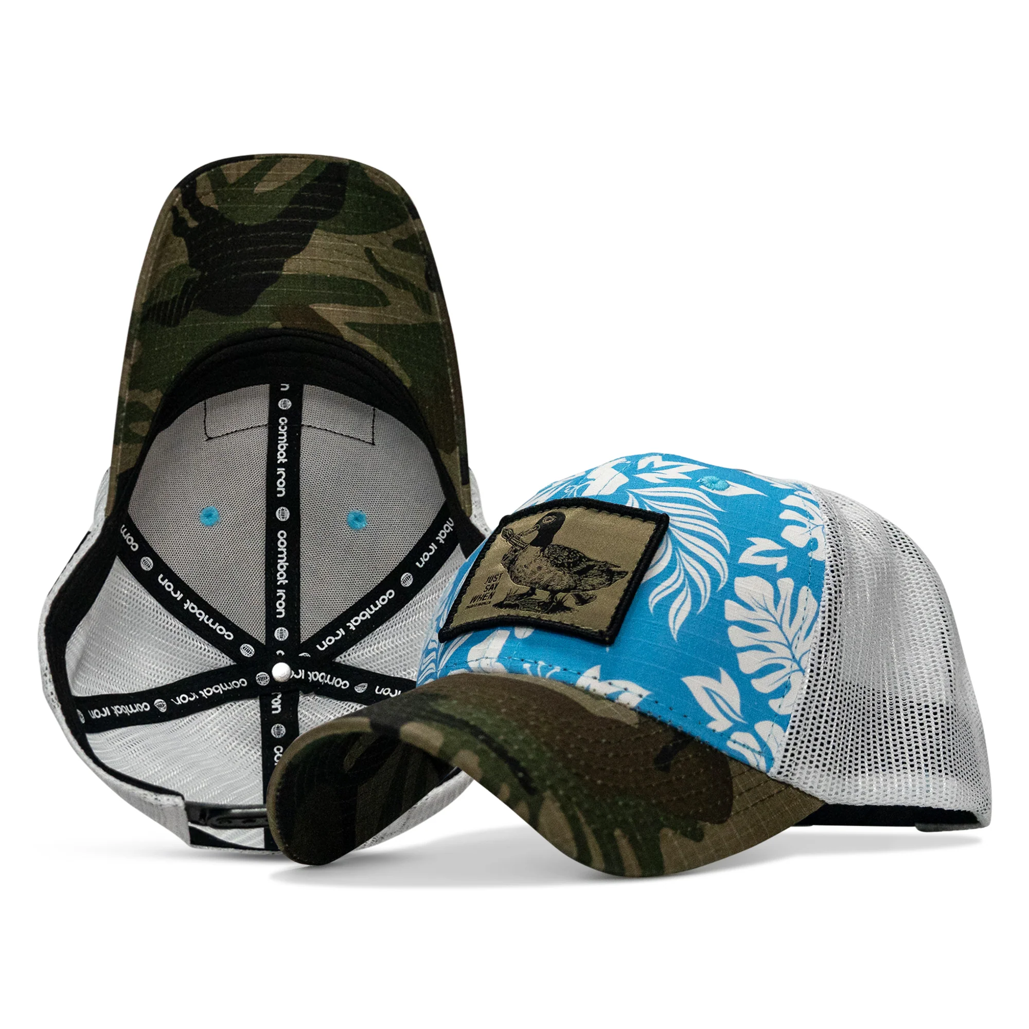 Just Say When Patch Original Ripstop Snapback Hat - Image 2