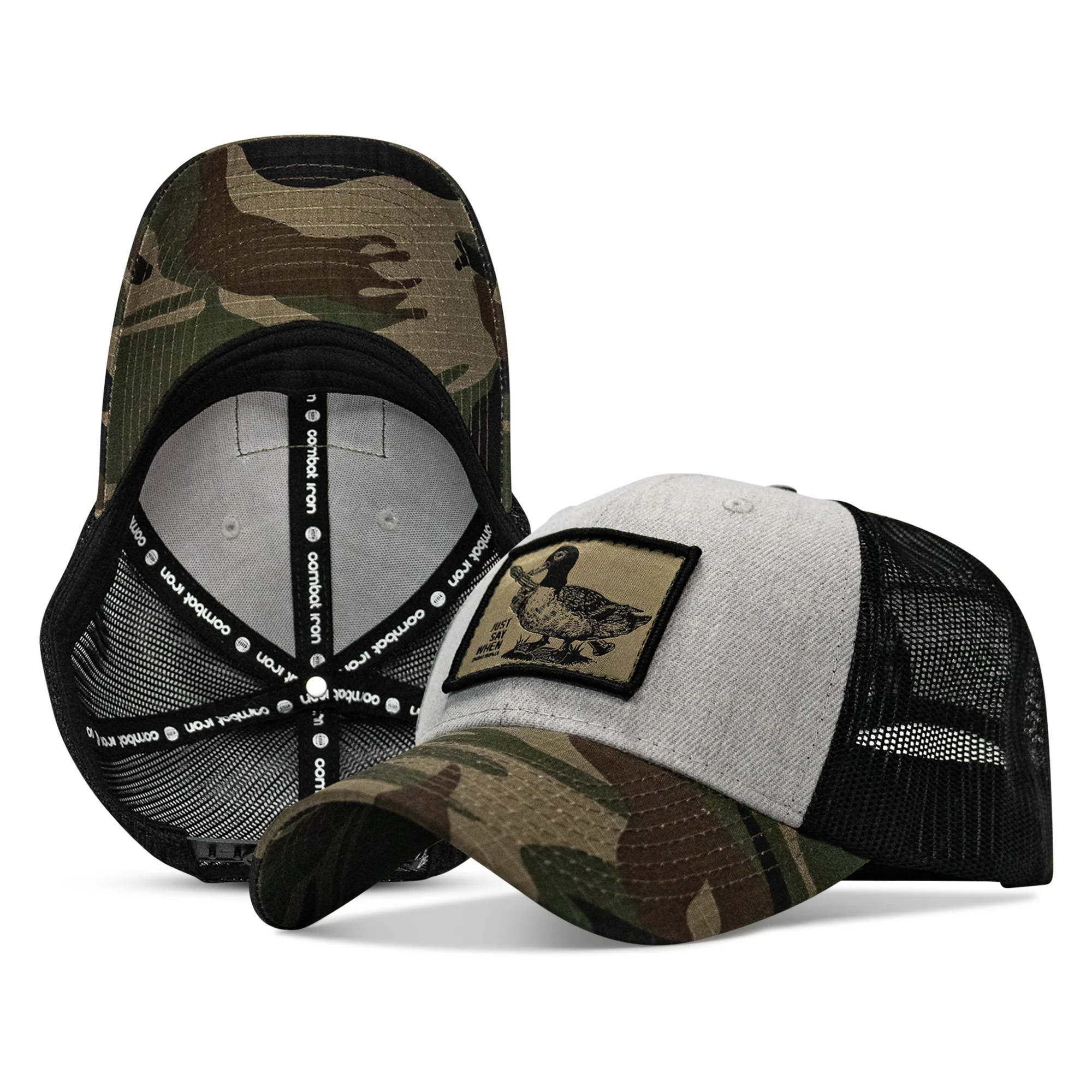 Just Say When Patch Original Ripstop Snapback Hat - Image 44