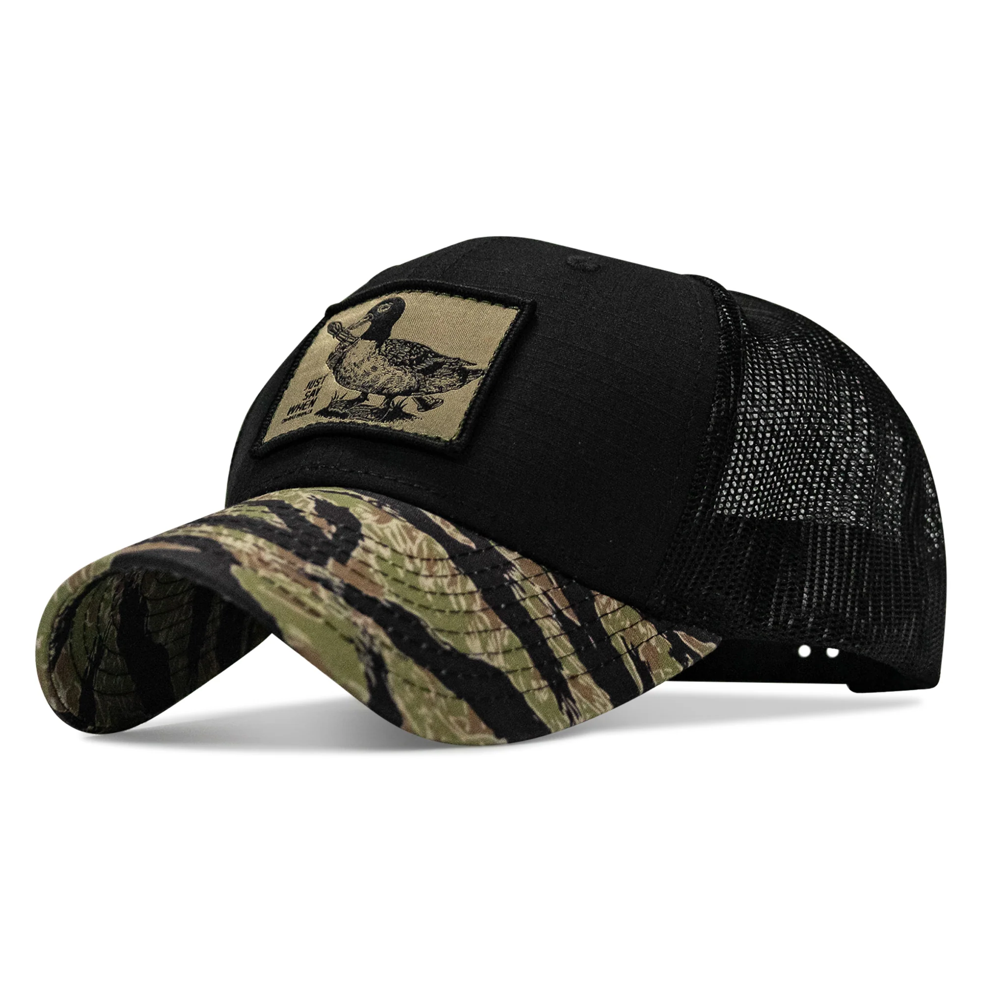 Just Say When Patch Original Ripstop Snapback Hat - Image 53