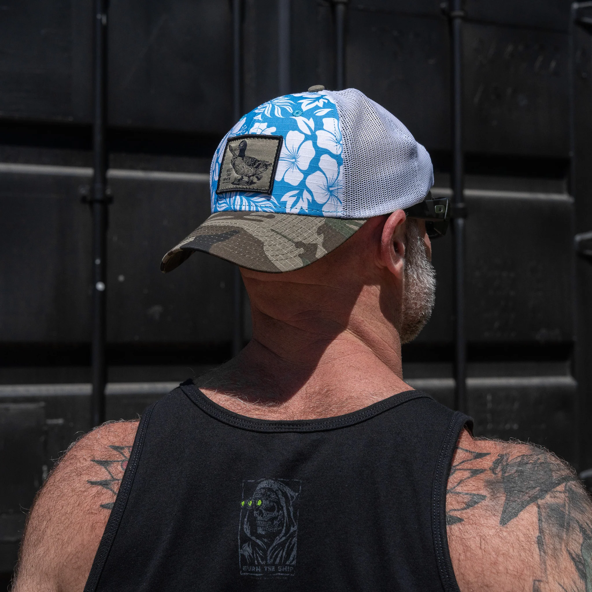 Just Say When Patch Original Ripstop Snapback Hat - Image 7
