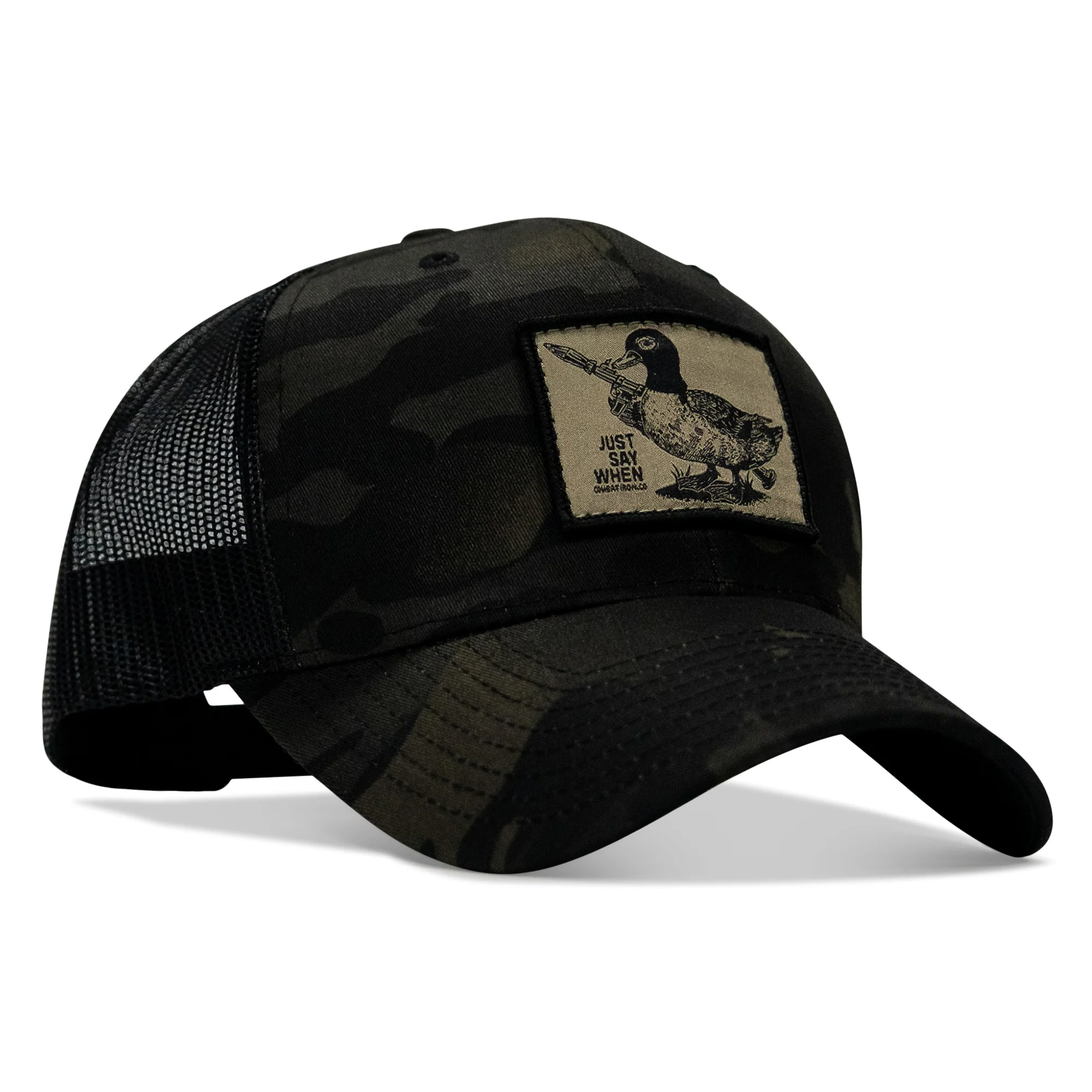 Just Say When Patch Snapback Hat - Image 3