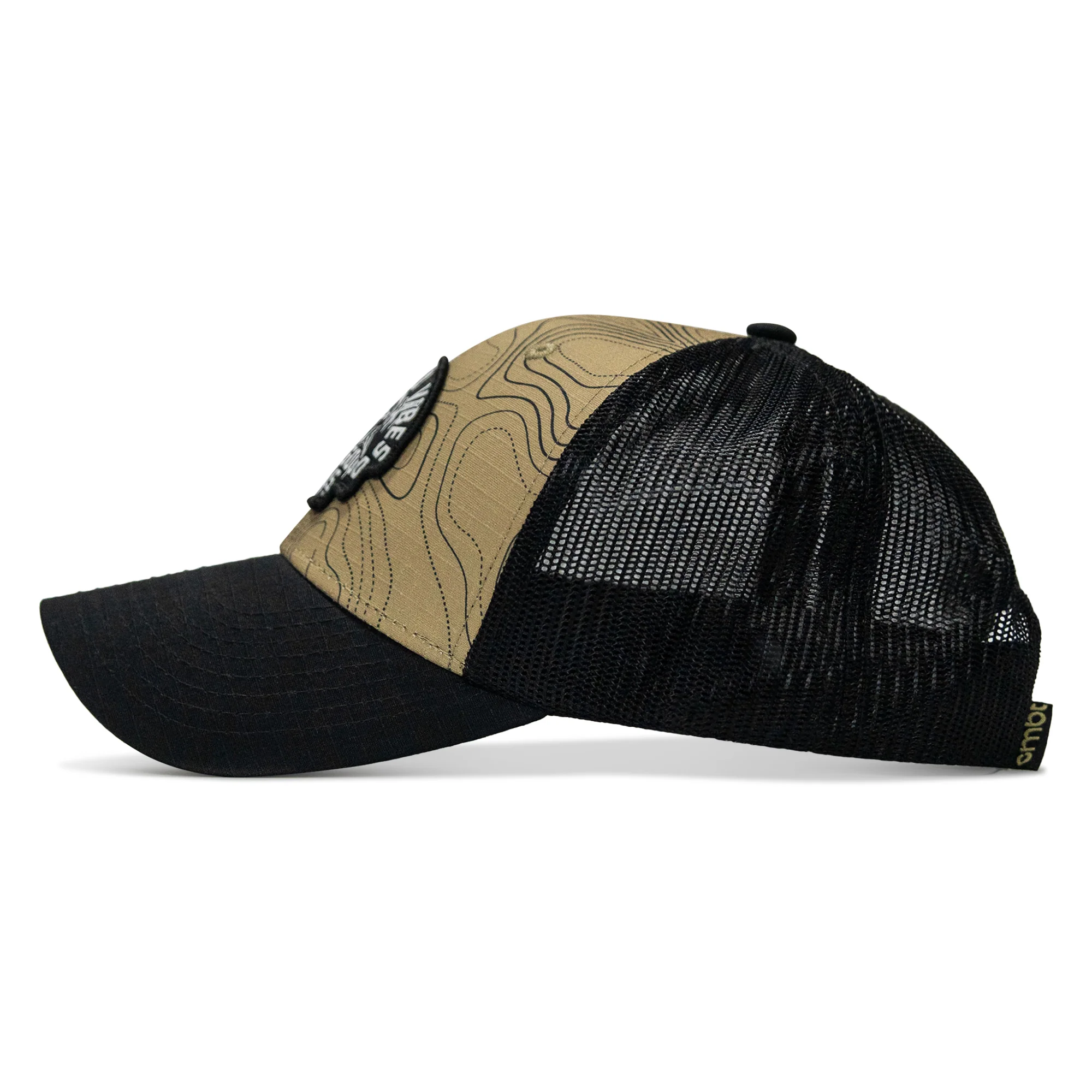 Kill Bad Vibes Skull Patch Original Ripstop Snapback Hat - Image 14