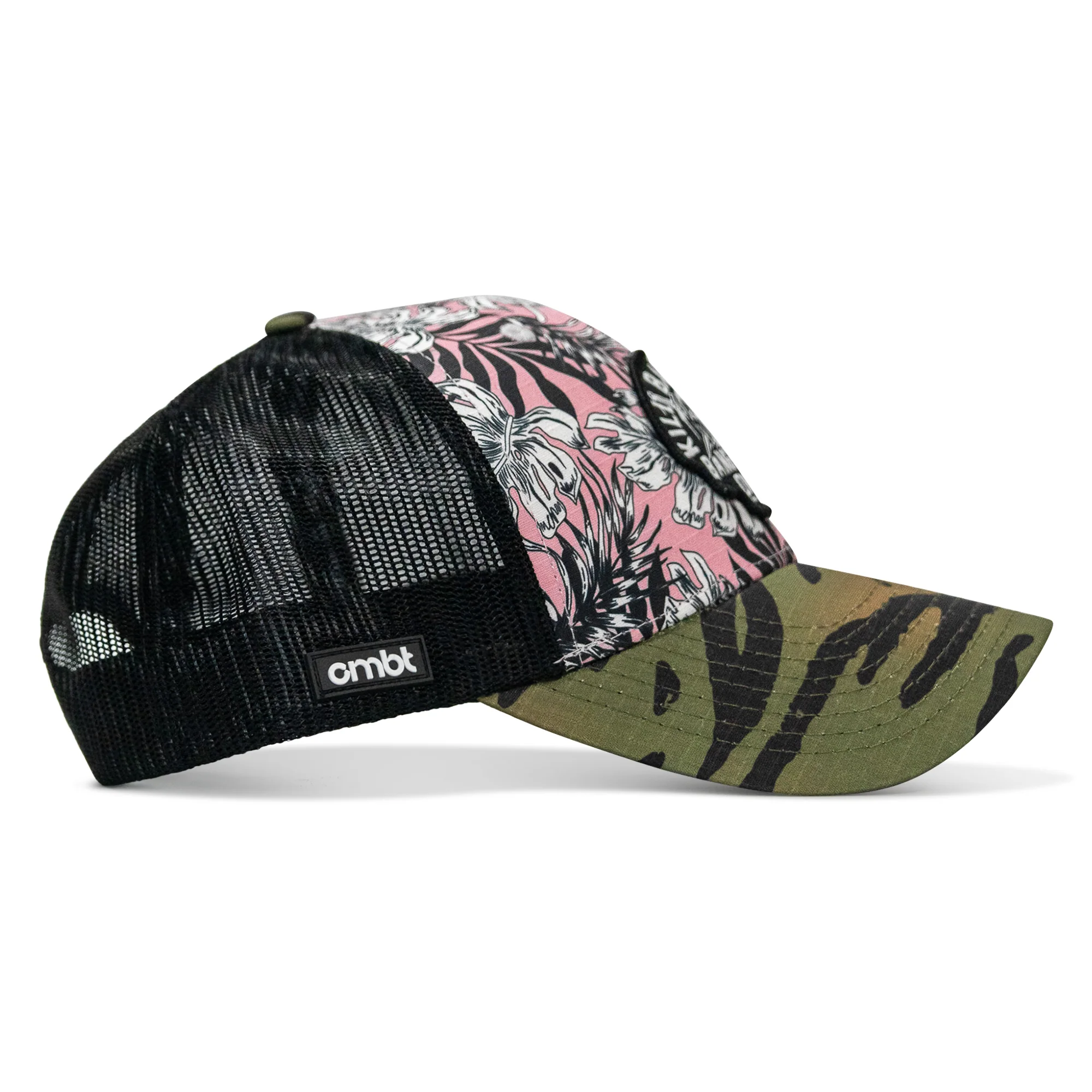 Kill Bad Vibes Skull Patch Original Ripstop Snapback Hat - Image 22