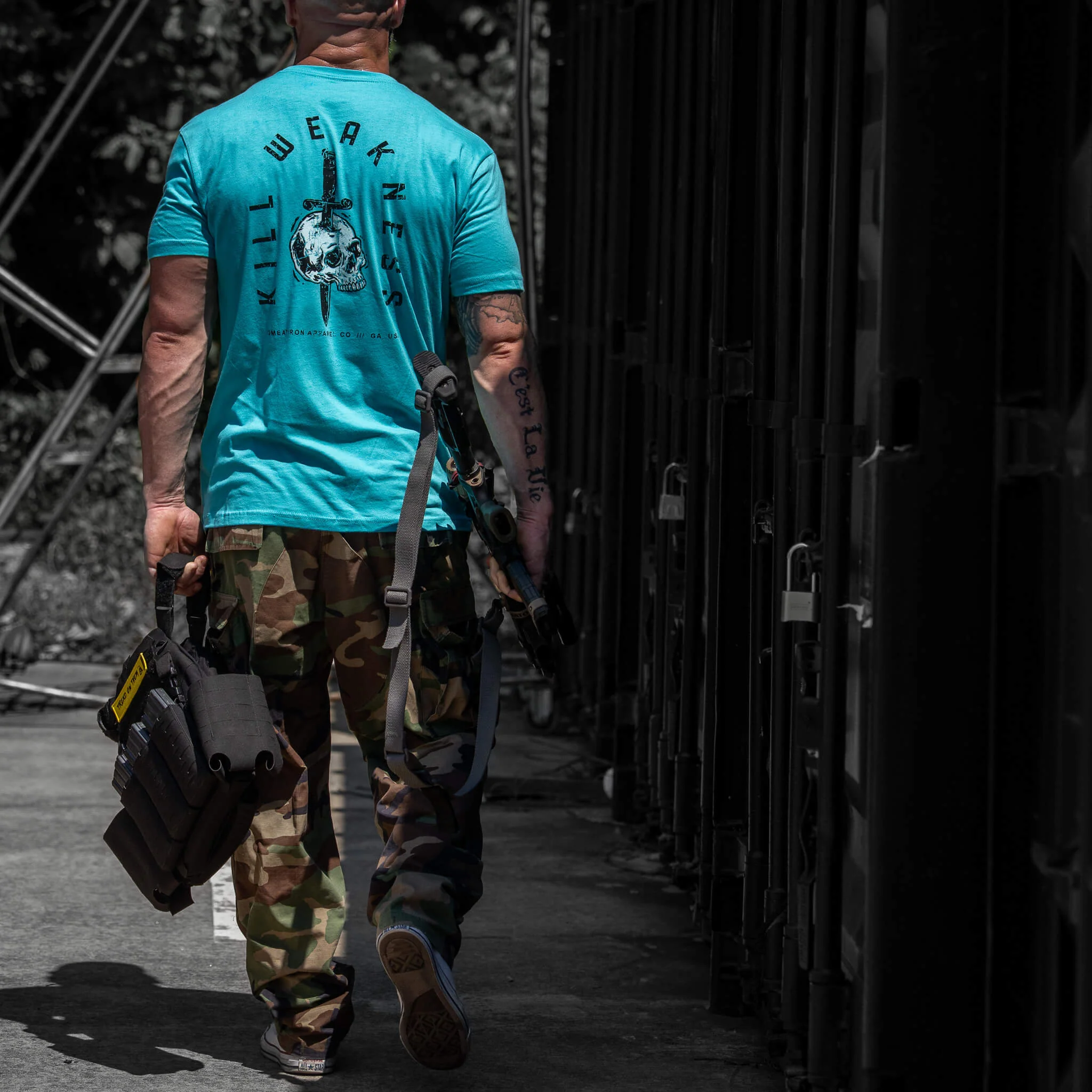 Kill Weakness Men's T-Shirt - Image 5