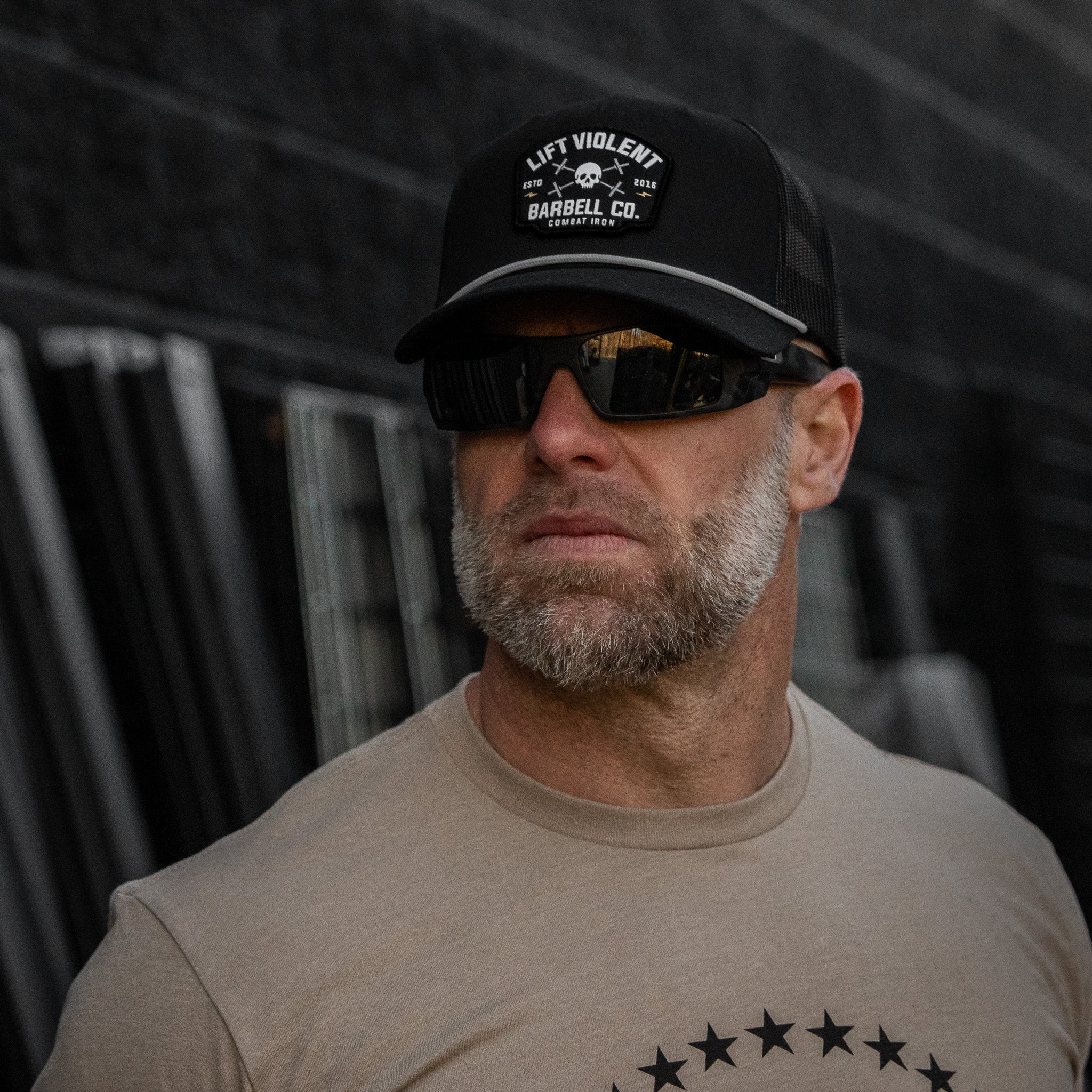 Lift Violent Barbell Co. Classic 5 Panel Ripstop Rope Snapback Hat - Image 4