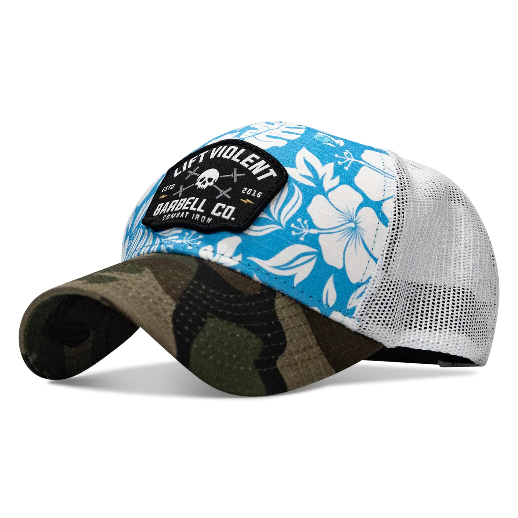 Lift Violent Barbell Co Patch Original Ripstop Snapback Hat - Image 18