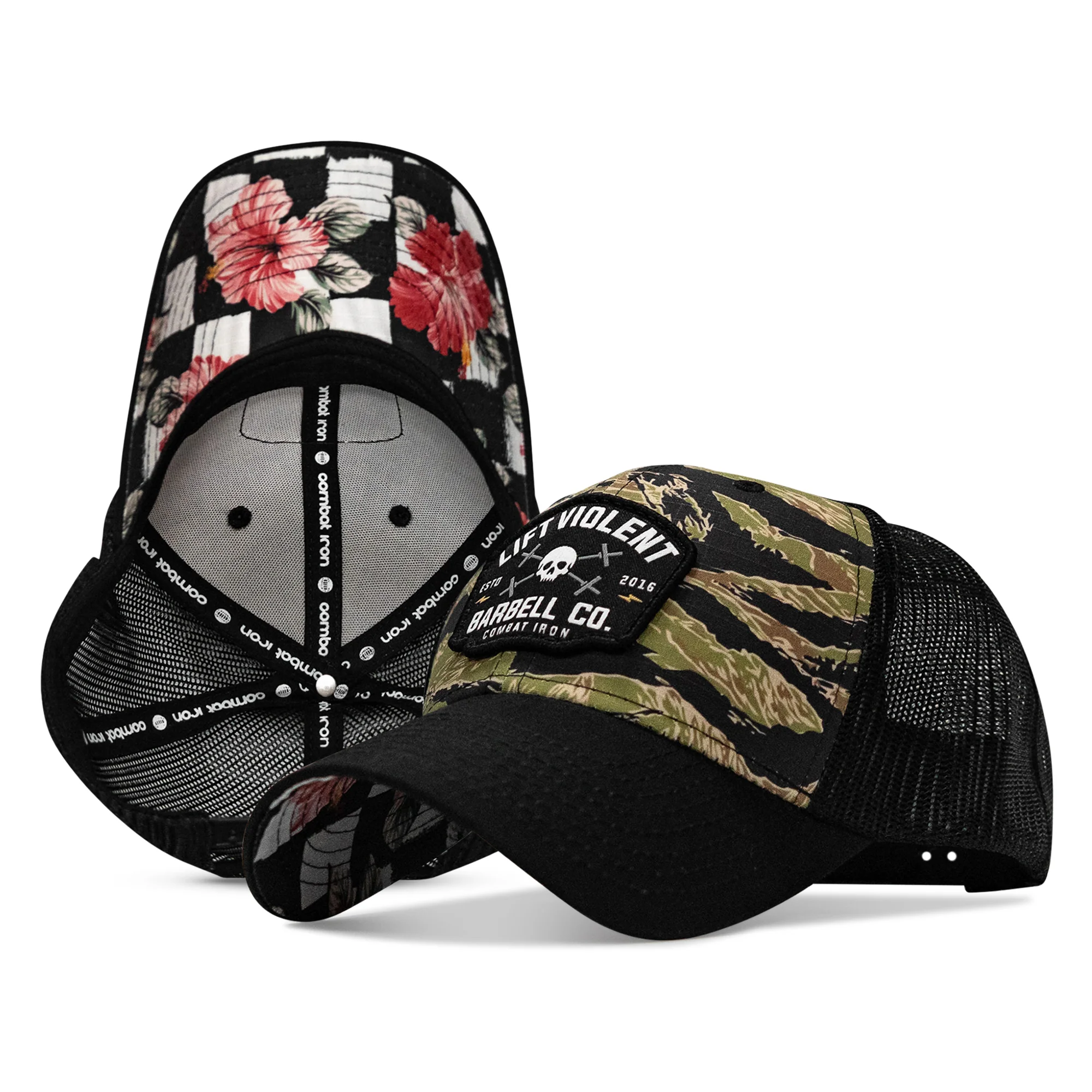 Lift Violent Barbell Co Patch Original Ripstop Snapback Hat - Image 23