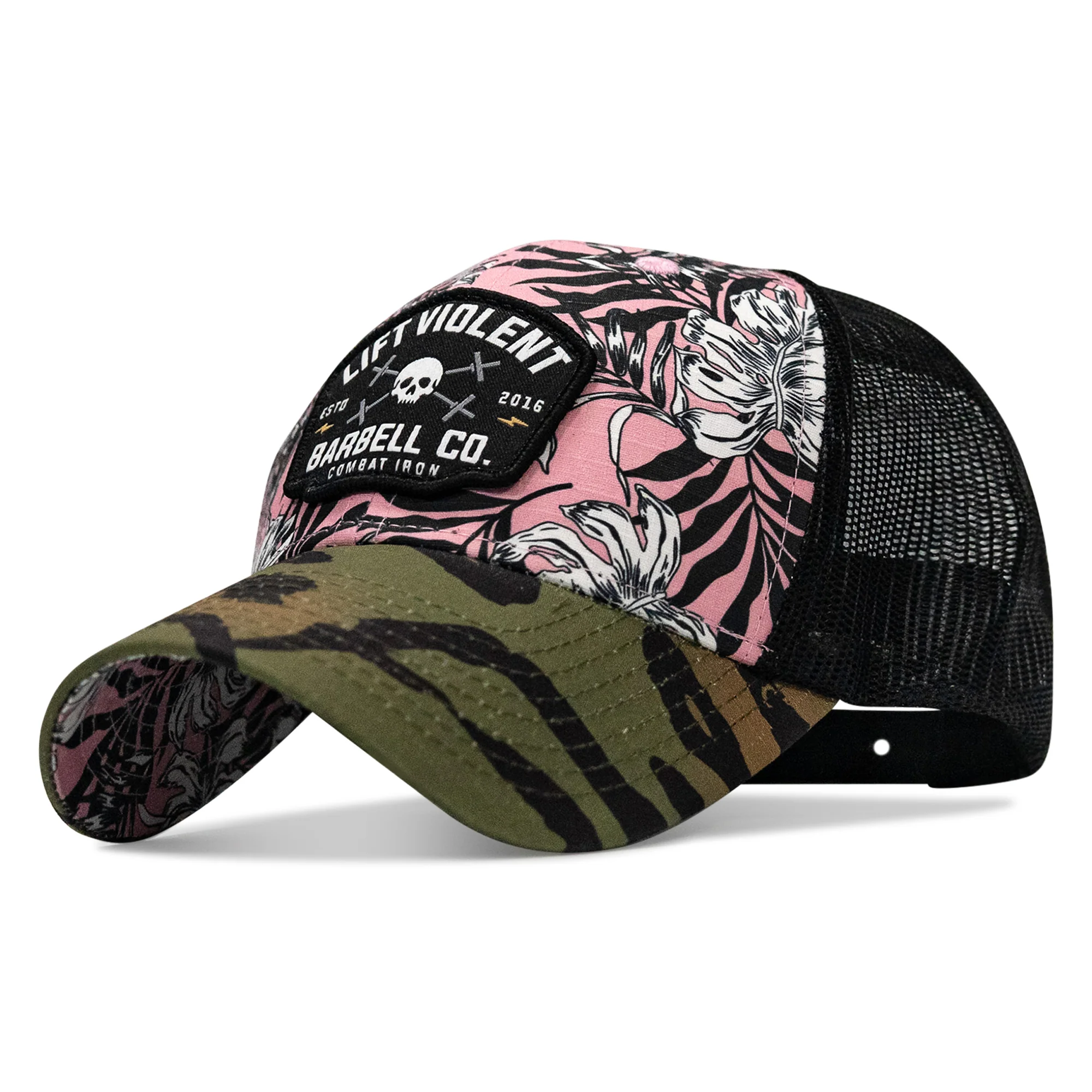 Lift Violent Barbell Co Patch Original Ripstop Snapback Hat - Image 32