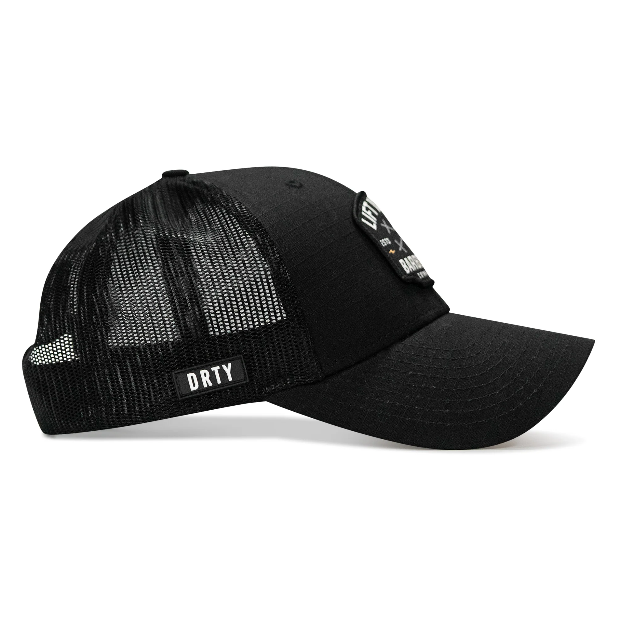 Lift Violent Barbell Co Patch Original Ripstop Snapback Hat - Image 6