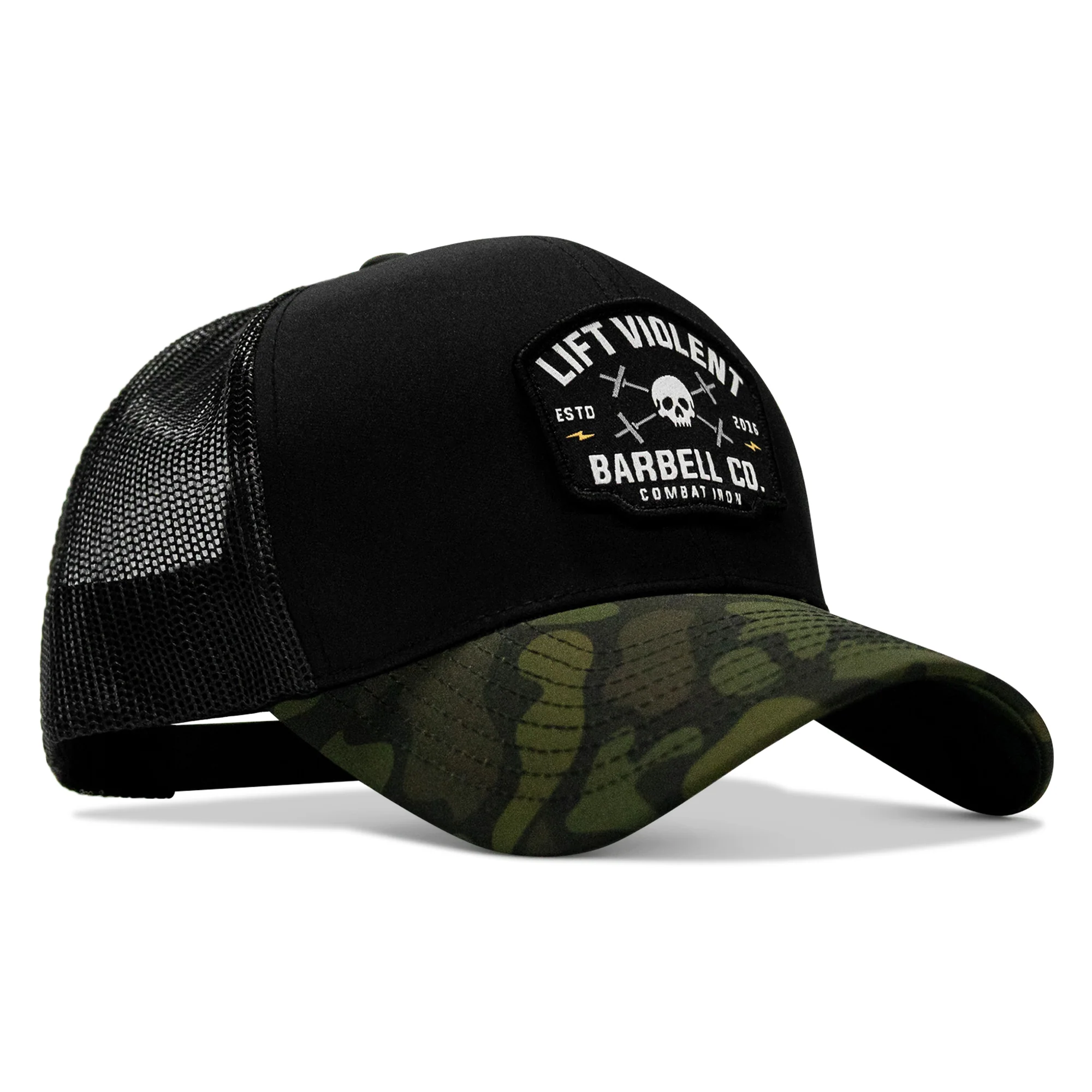 Lift Violent Barbell Co Patch Snapback Hat - Image 28