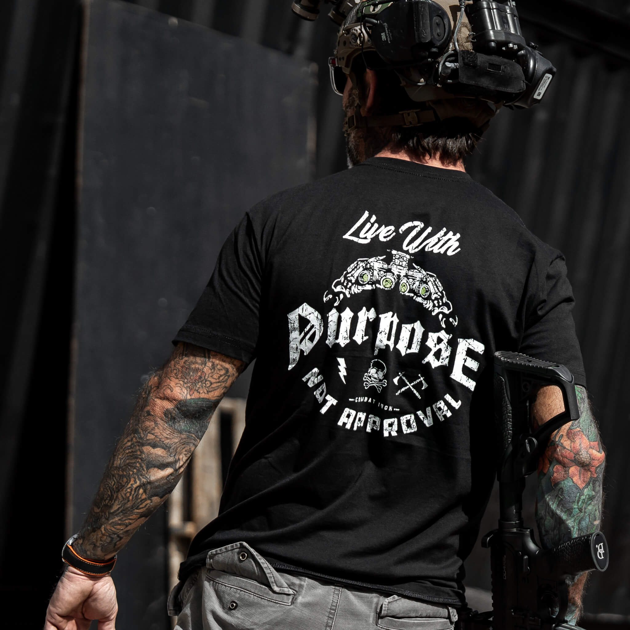 Live With Purpose. Not Approval Men's T-Shirt - Image 3