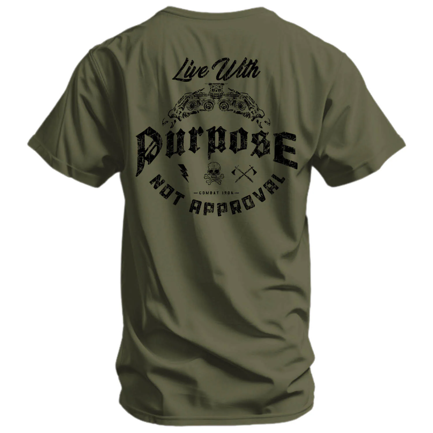 Live With Purpose. Not Approval Men's T-Shirt - Image 7