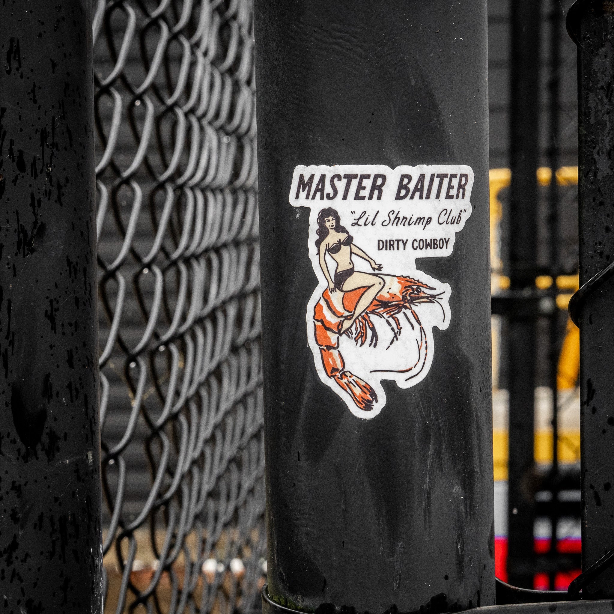 Master Baiter 'Lil Shrimp Club Decal Sticker - Image 2