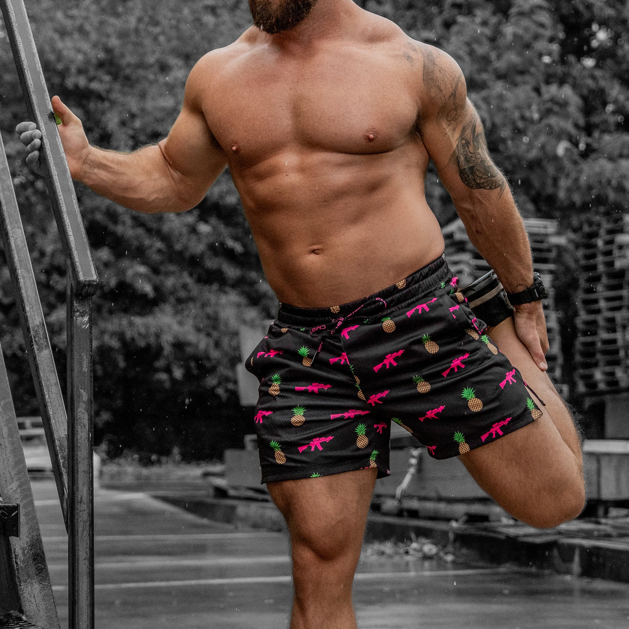 Men's Hooch Daddy Mesh Shorts | 5" - Image 161