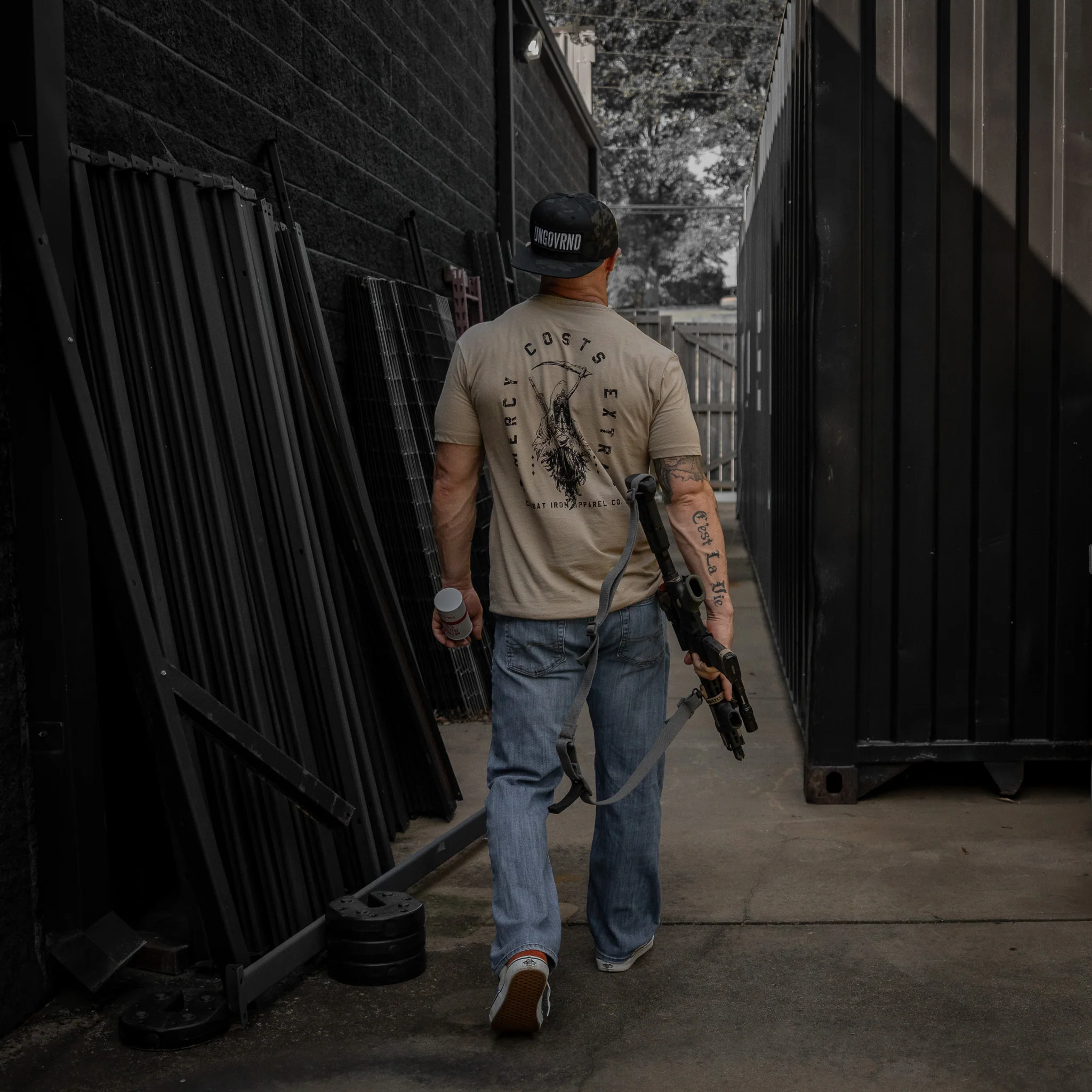 Mercy Costs Extra Men's T-Shirt - Image 16