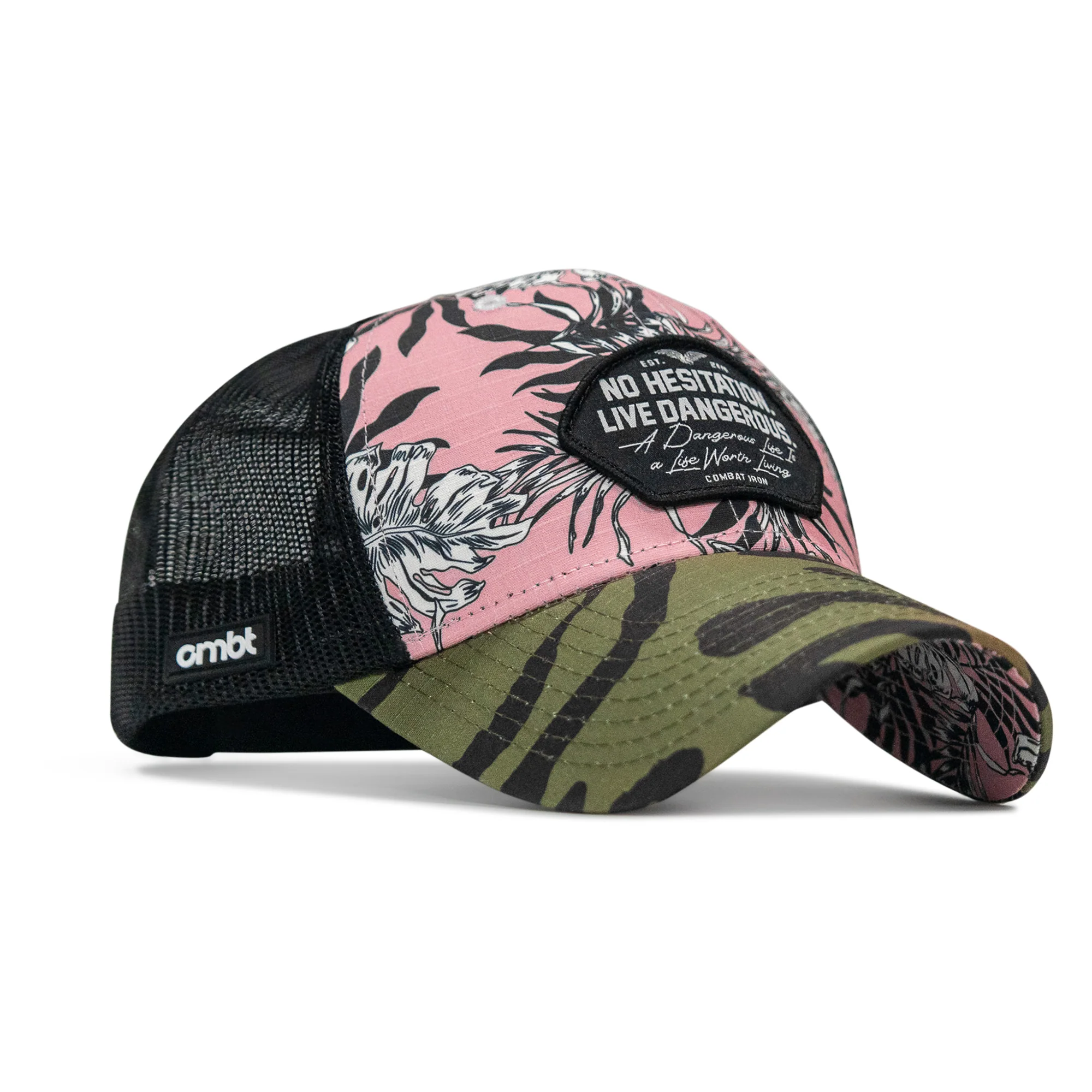 No Hesitation. Live Dangerous Patch Original Ripstop Snapback Hat - Image 16