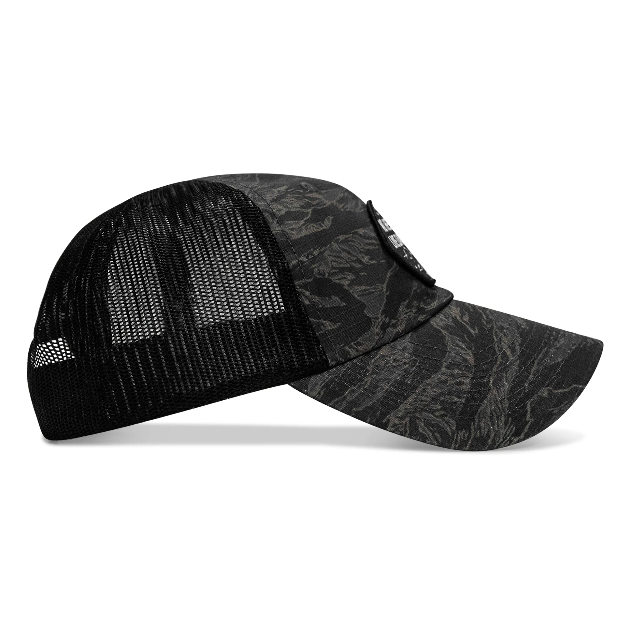 No Hesitation. Live Dangerous Patch Tactical Ripstop Mesh Snapback Hat - Image 57