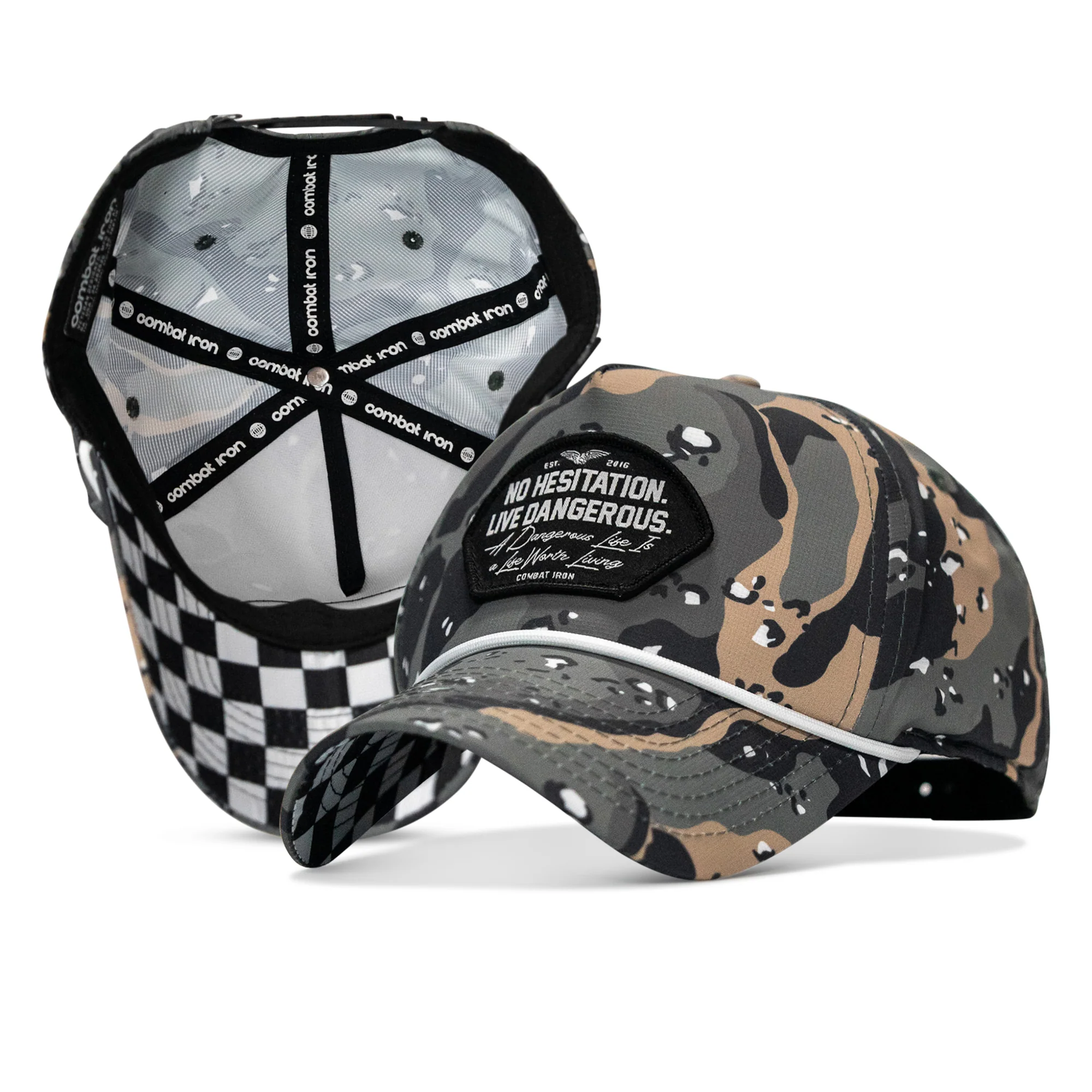 No Hesitation. Live Dangerous Patch Weekender Snapback - Image 24