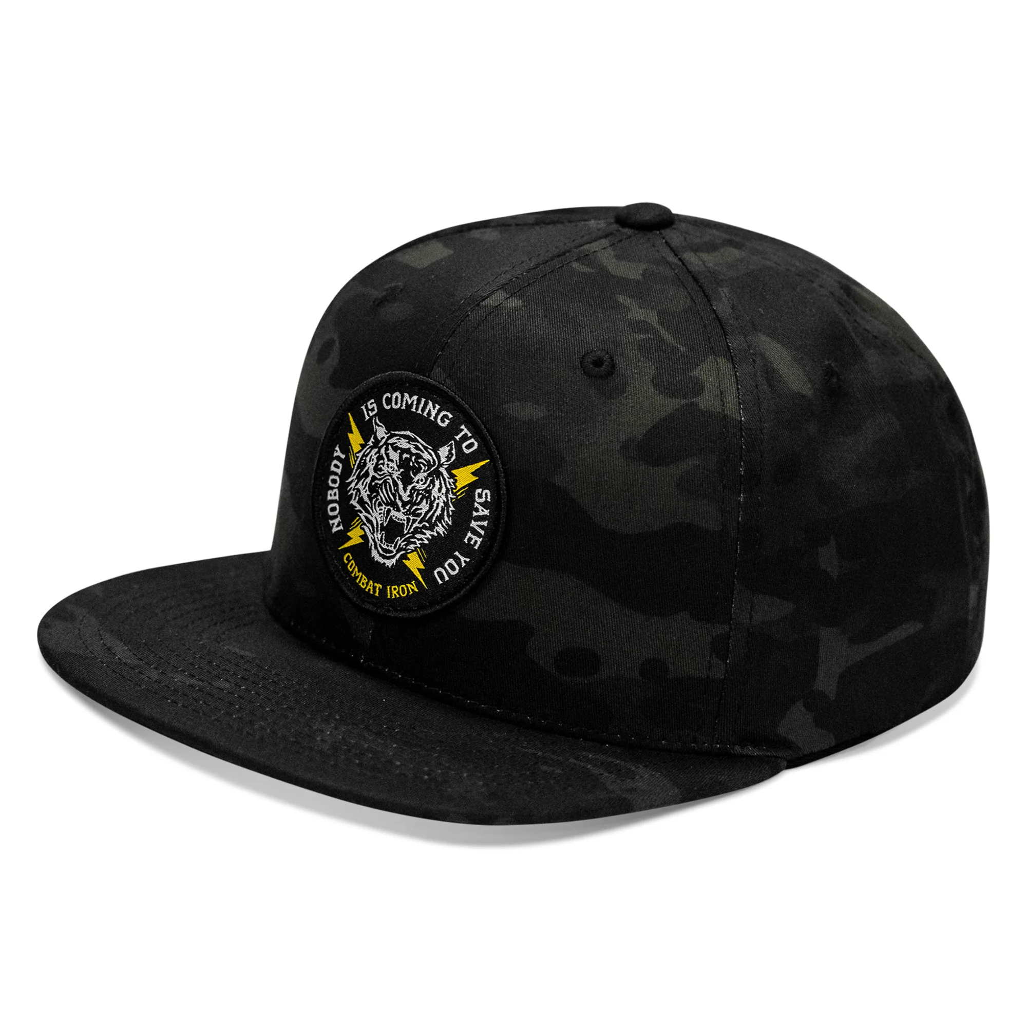 Nobody Is Coming To Save You FlatBill SnapBack Hat - Image 2
