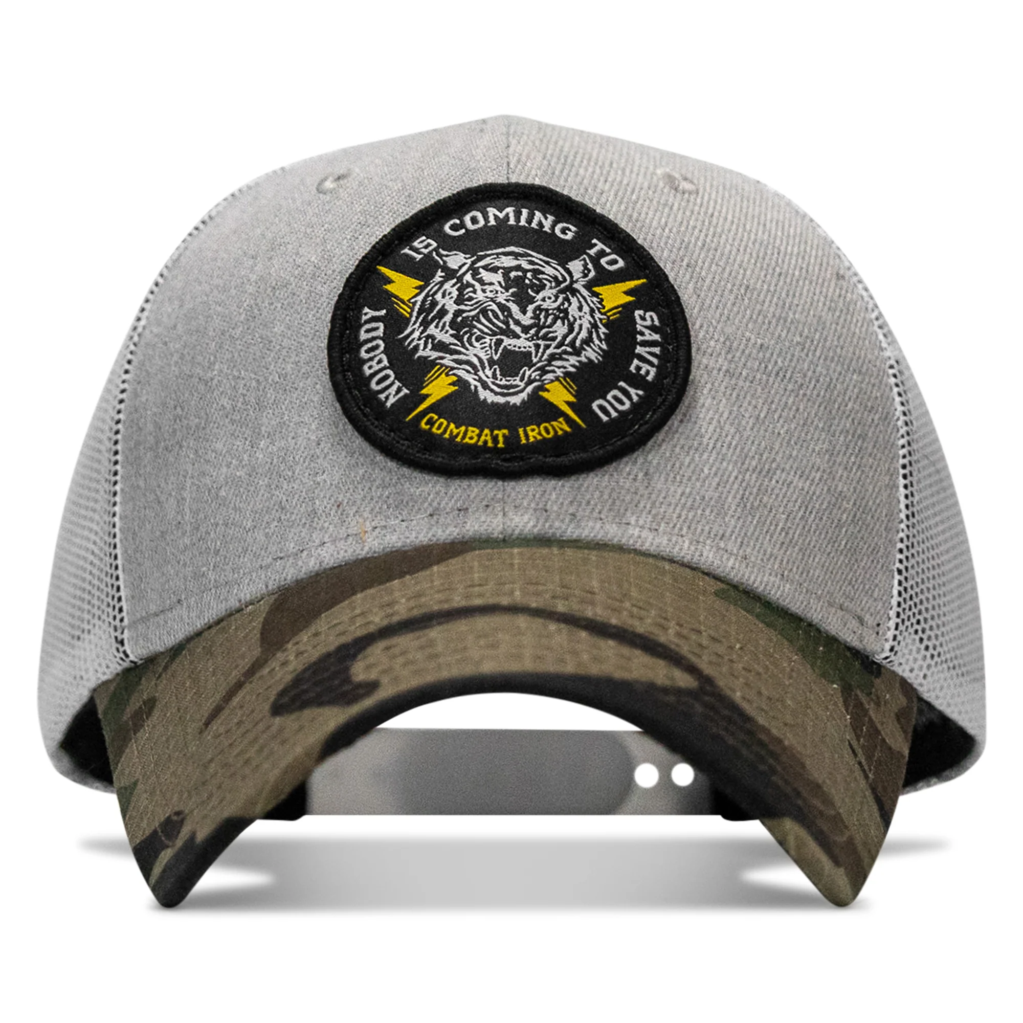 Nobody Is Coming To Save You Patch Original Ripstop Snapback Hat - Image 13