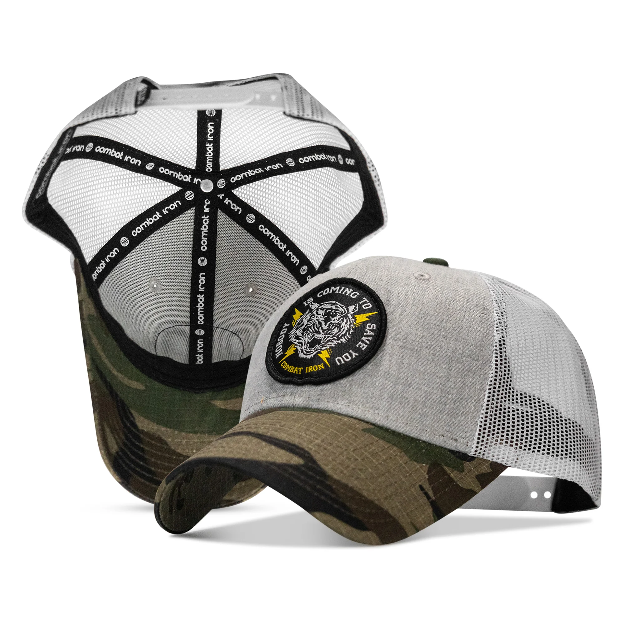 Nobody Is Coming To Save You Patch Original Ripstop Snapback Hat - Image 16