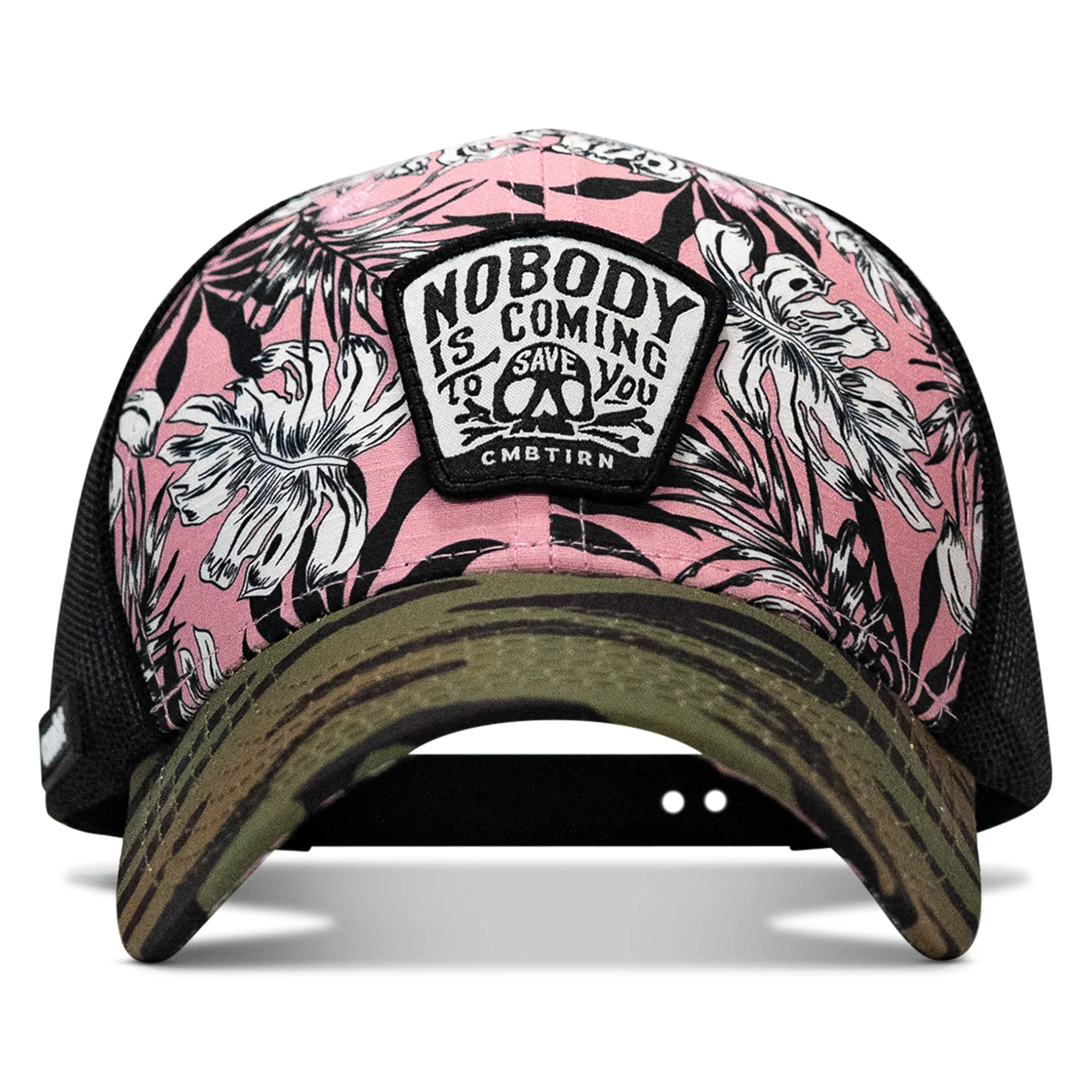 Nobody Is Coming To Save You Skull Patch Original Ripstop Snapback Hat - Image 28