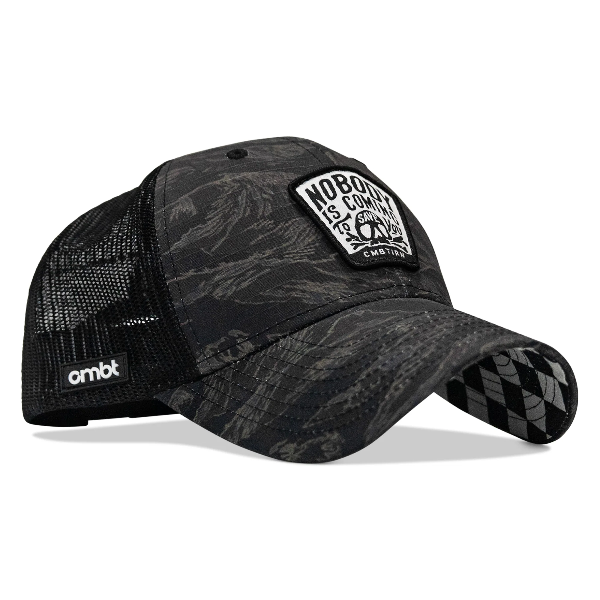 Nobody Is Coming To Save You Skull Patch Original Ripstop Snapback Hat - Image 44