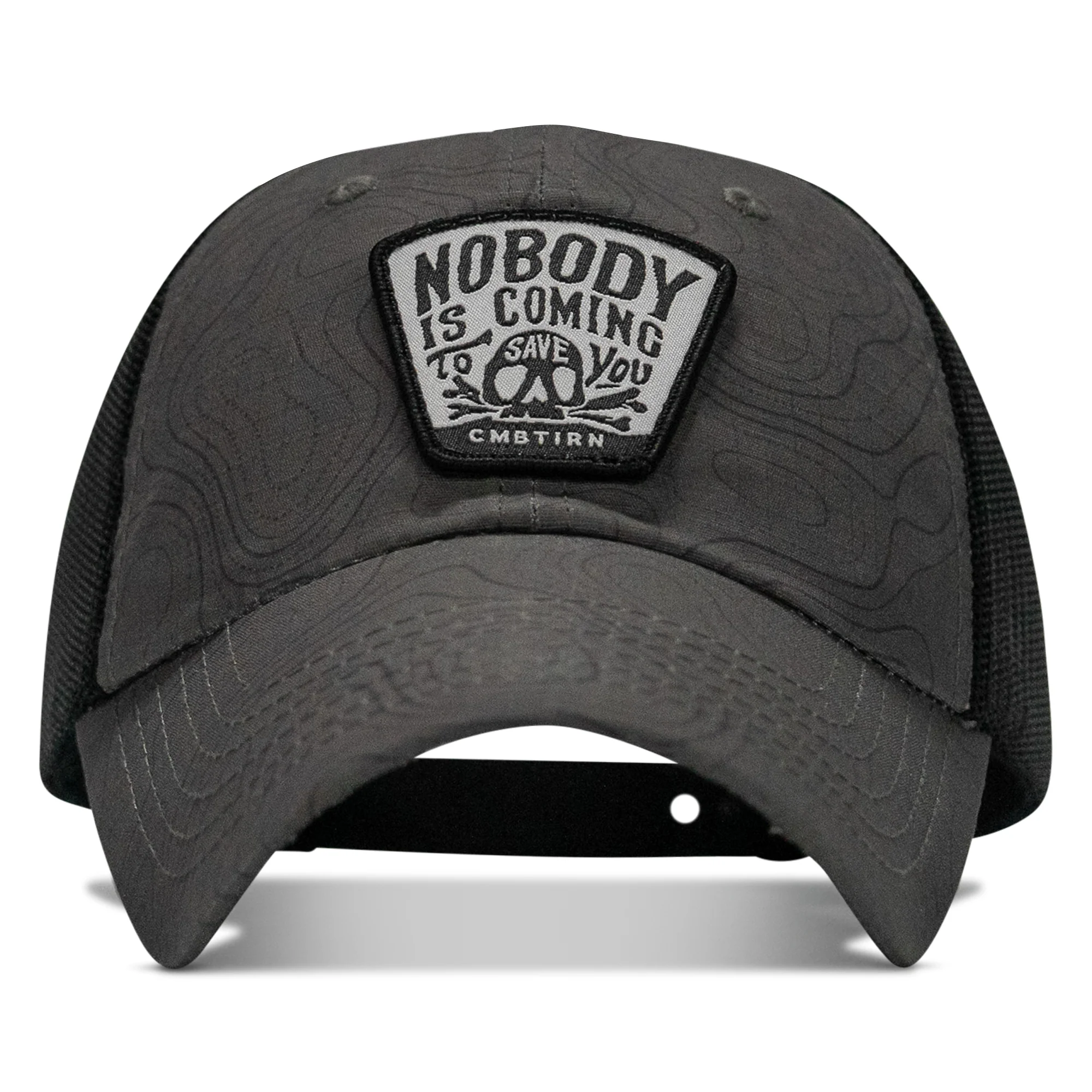 Nobody Is Coming To Save You Skull Patch Ripstop Snapback - Image 48