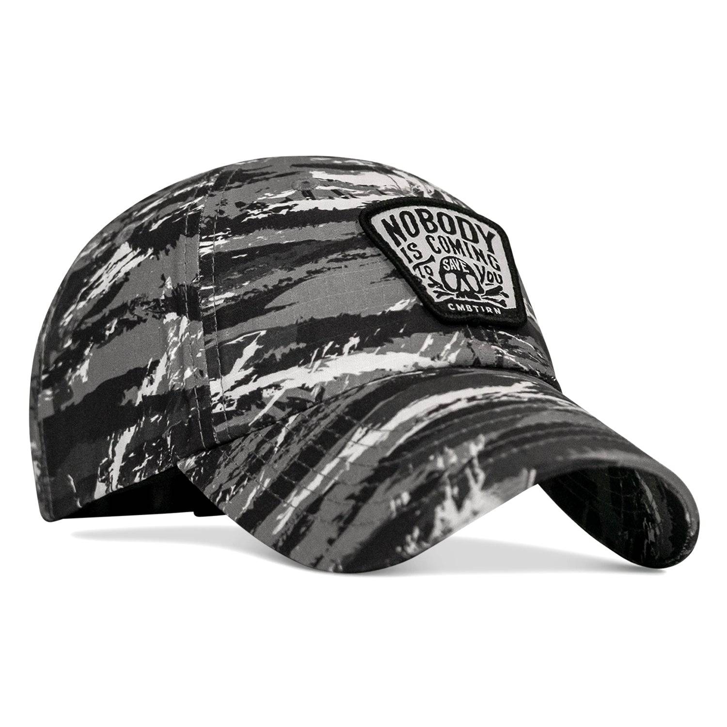 Nobody Is Coming To Save You Skull Patch Ripstop Snapback - Image 71