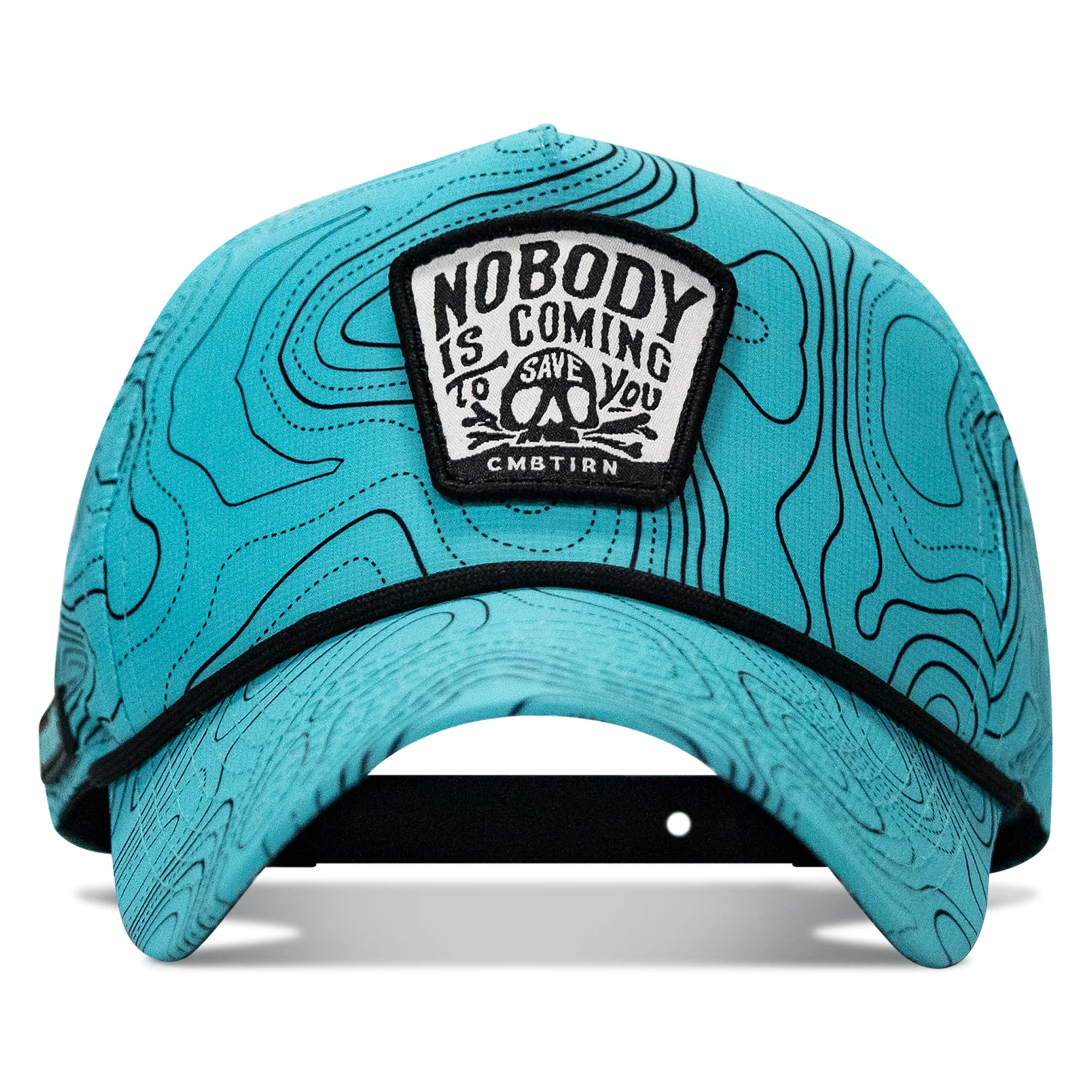 Nobody Is Coming To Save You Skull Patch Waterproof Weekender Snapback - Image 42