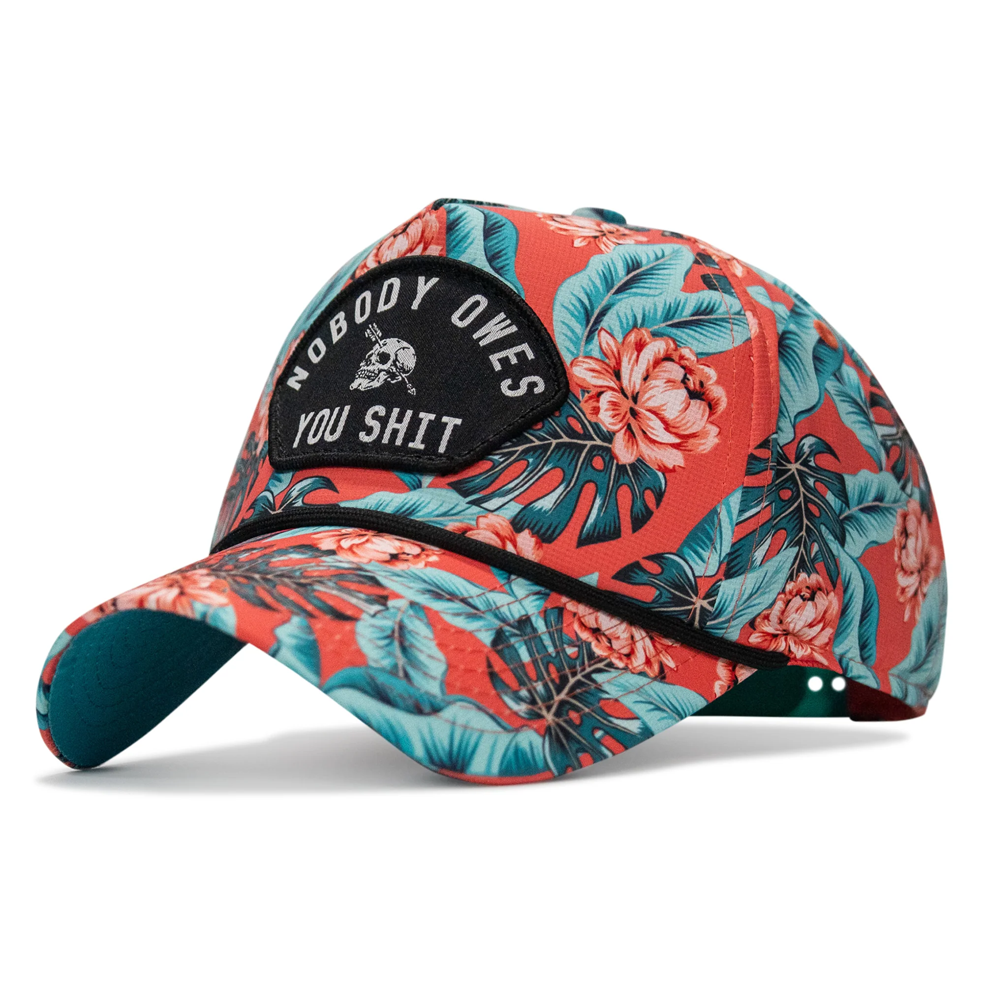 Nobody Owes You Shit Arched Patch Waterproof Weekender Snapback - Image 41