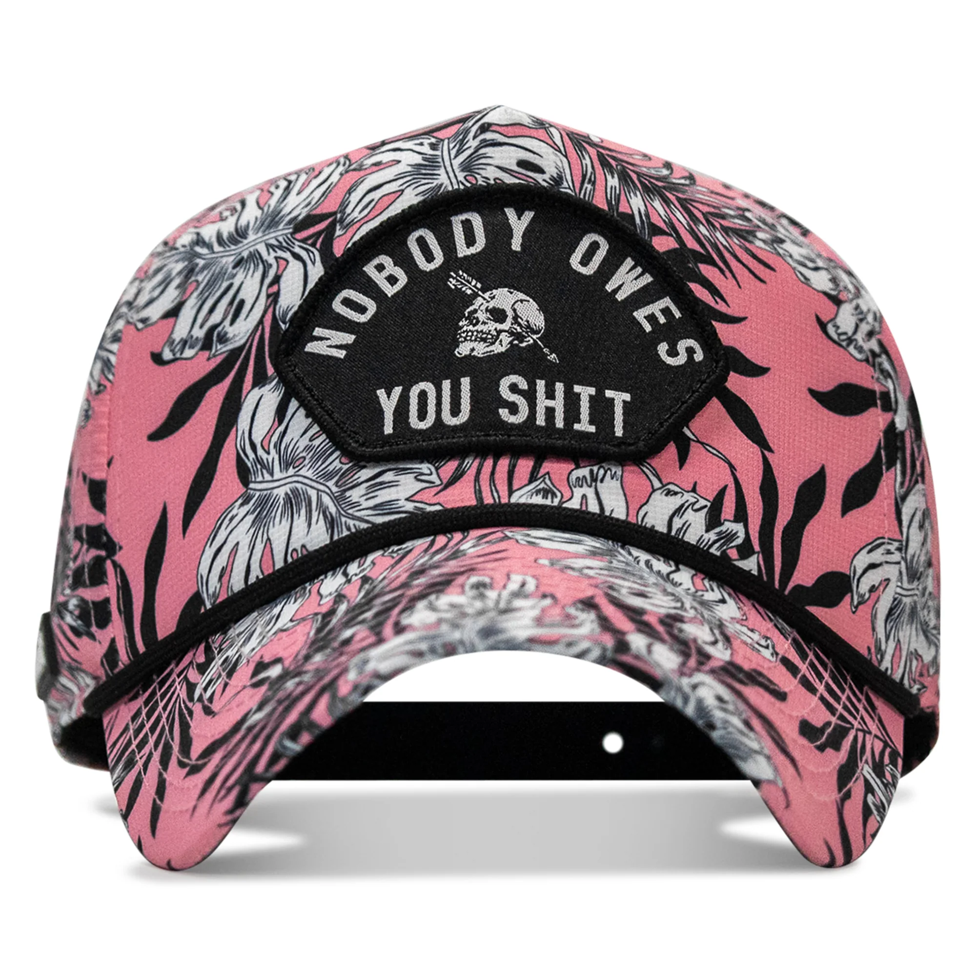 Nobody Owes You Shit Arched Patch Waterproof Weekender Snapback - Image 75
