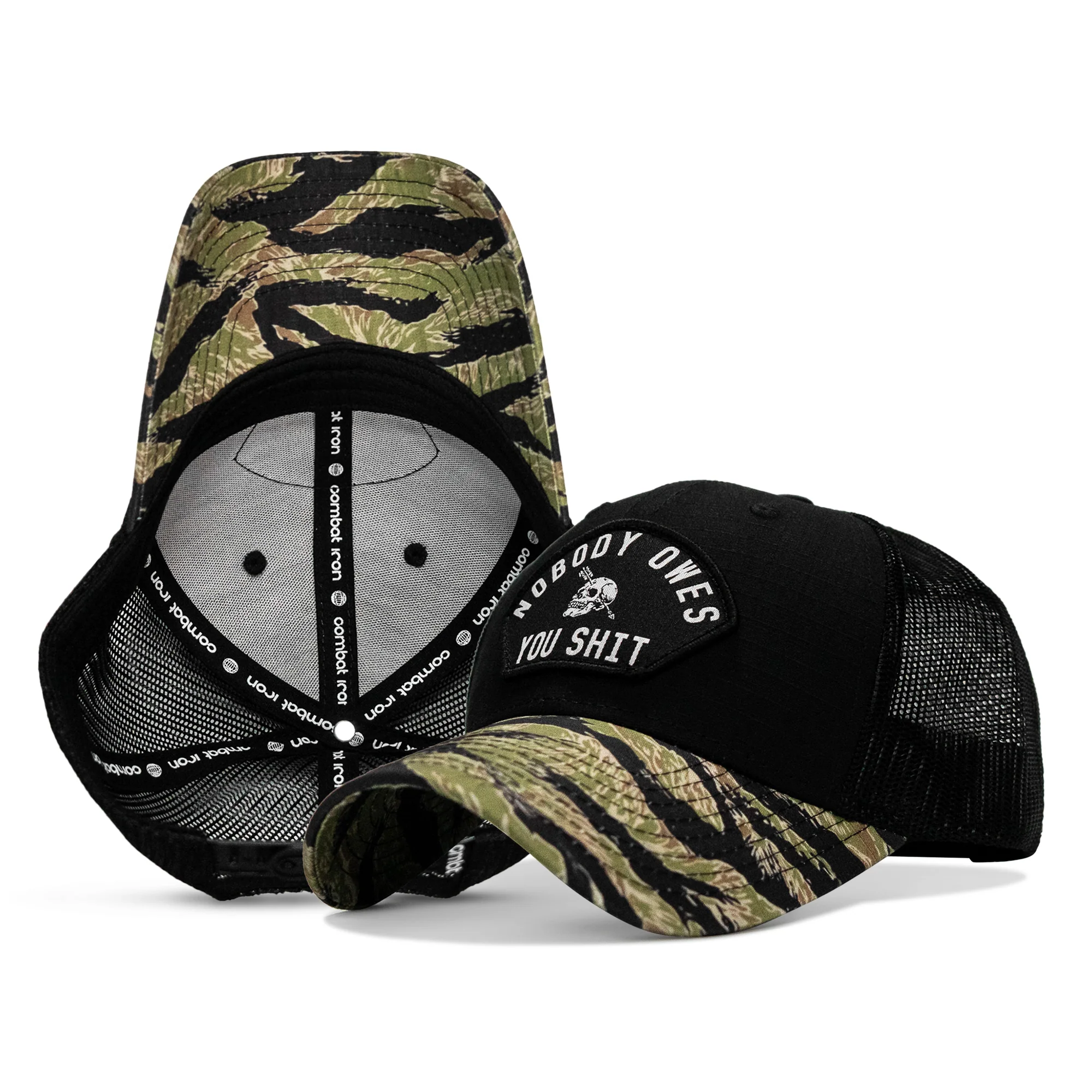 Nobody Owes You Shit Patch Original Ripstop Snapback Hat - Image 9