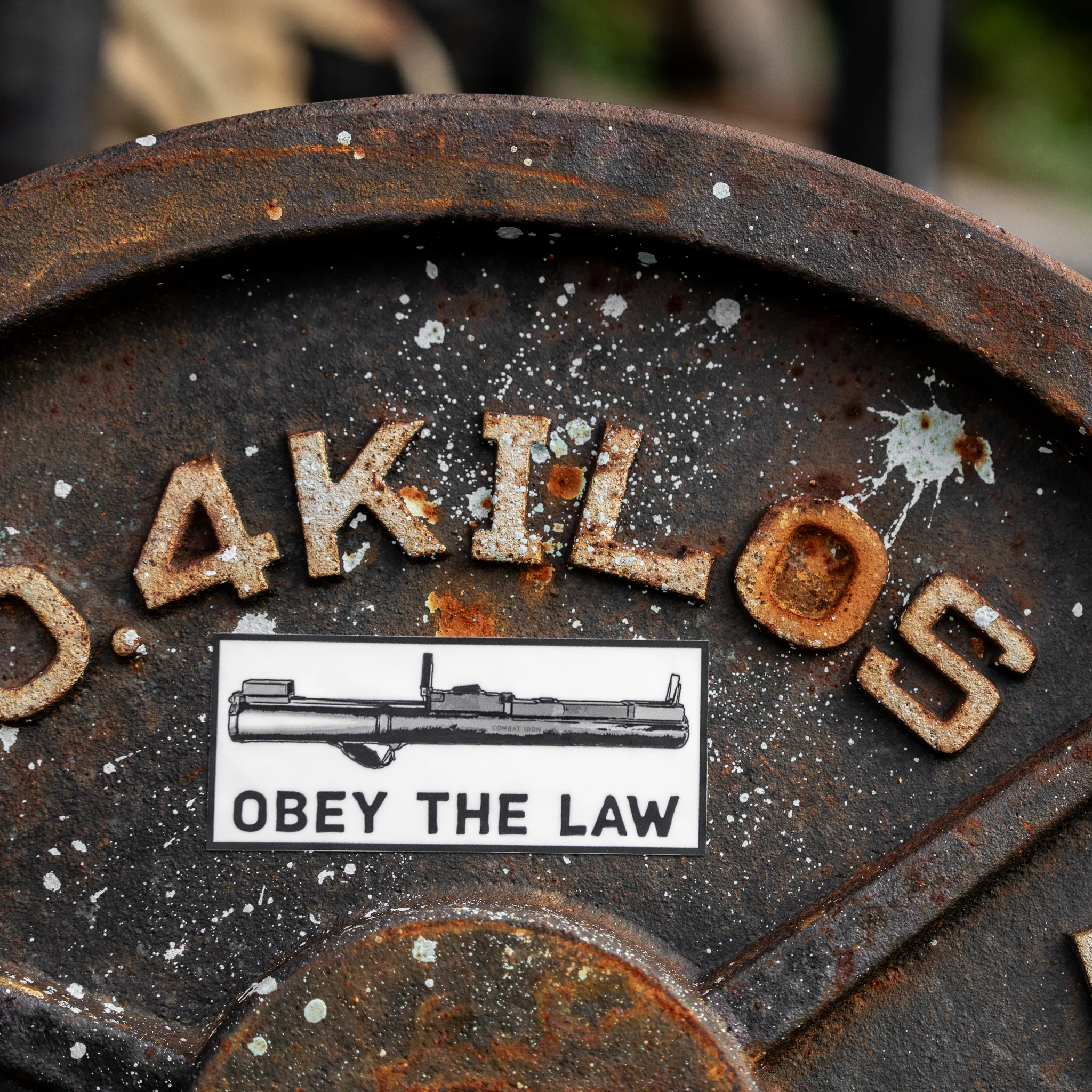 Obey The Law Rocket Launcher Decal - Image 3