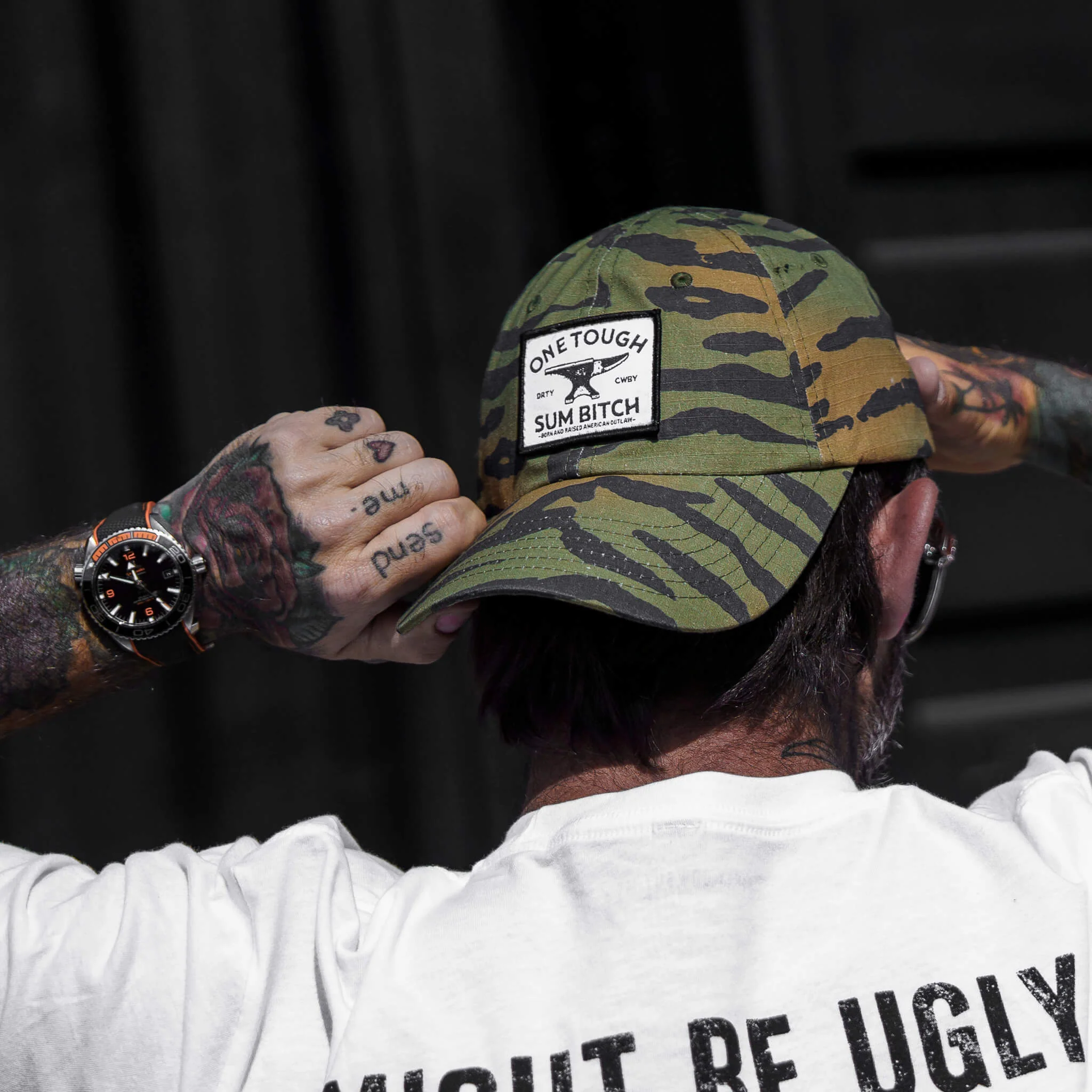 One Tough Sum B Patch Ripstop Low Profile Hat - Image 3