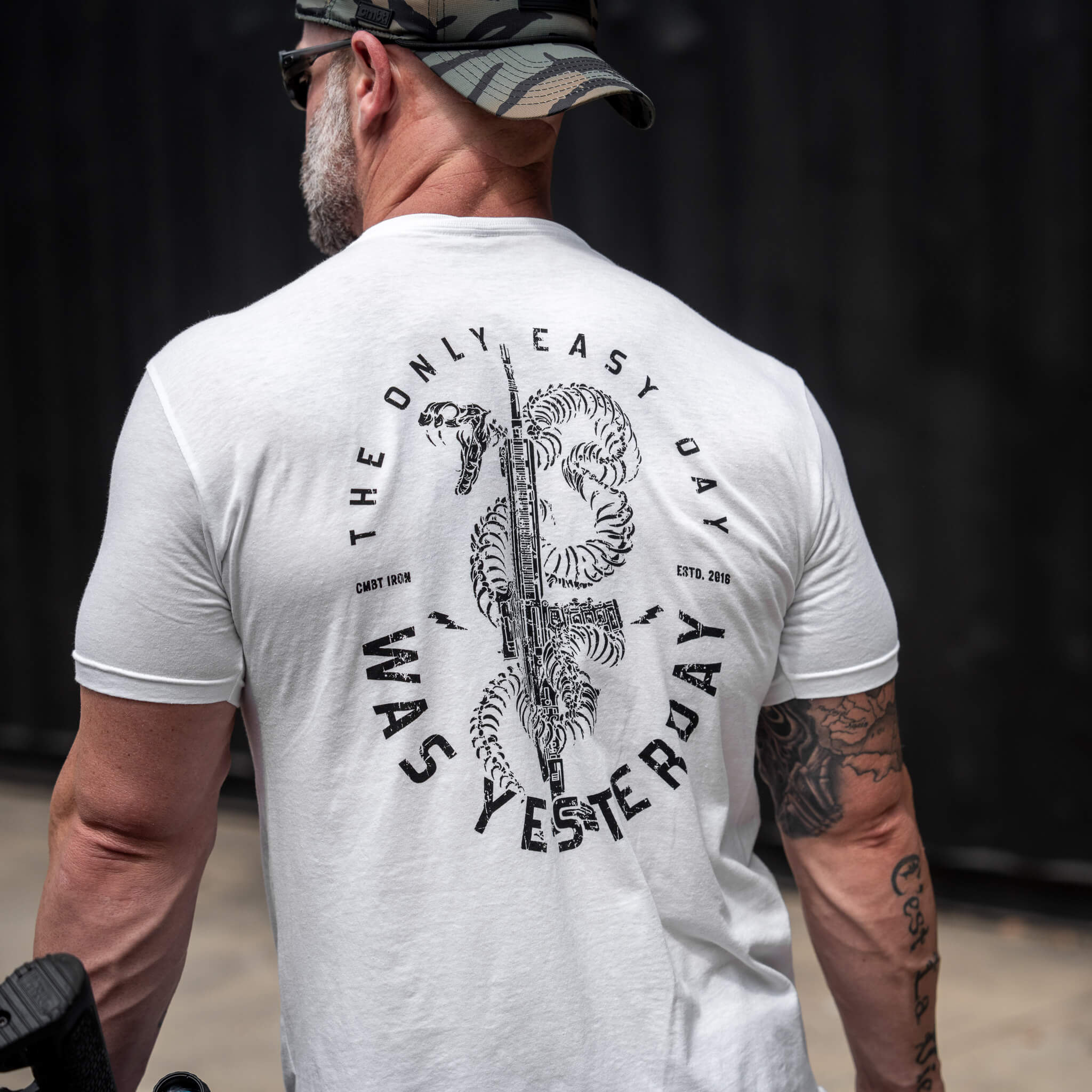 Only Easy Day Was Yesterday Rifle Men's T-Shirt - Image 5