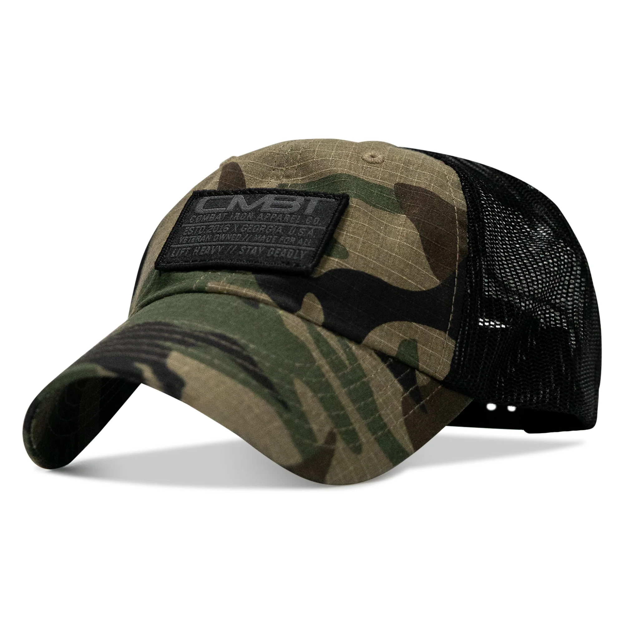 Original Subdued CMBT  Patch Tactical Ripstop Mesh Snapback Hat - Image 39
