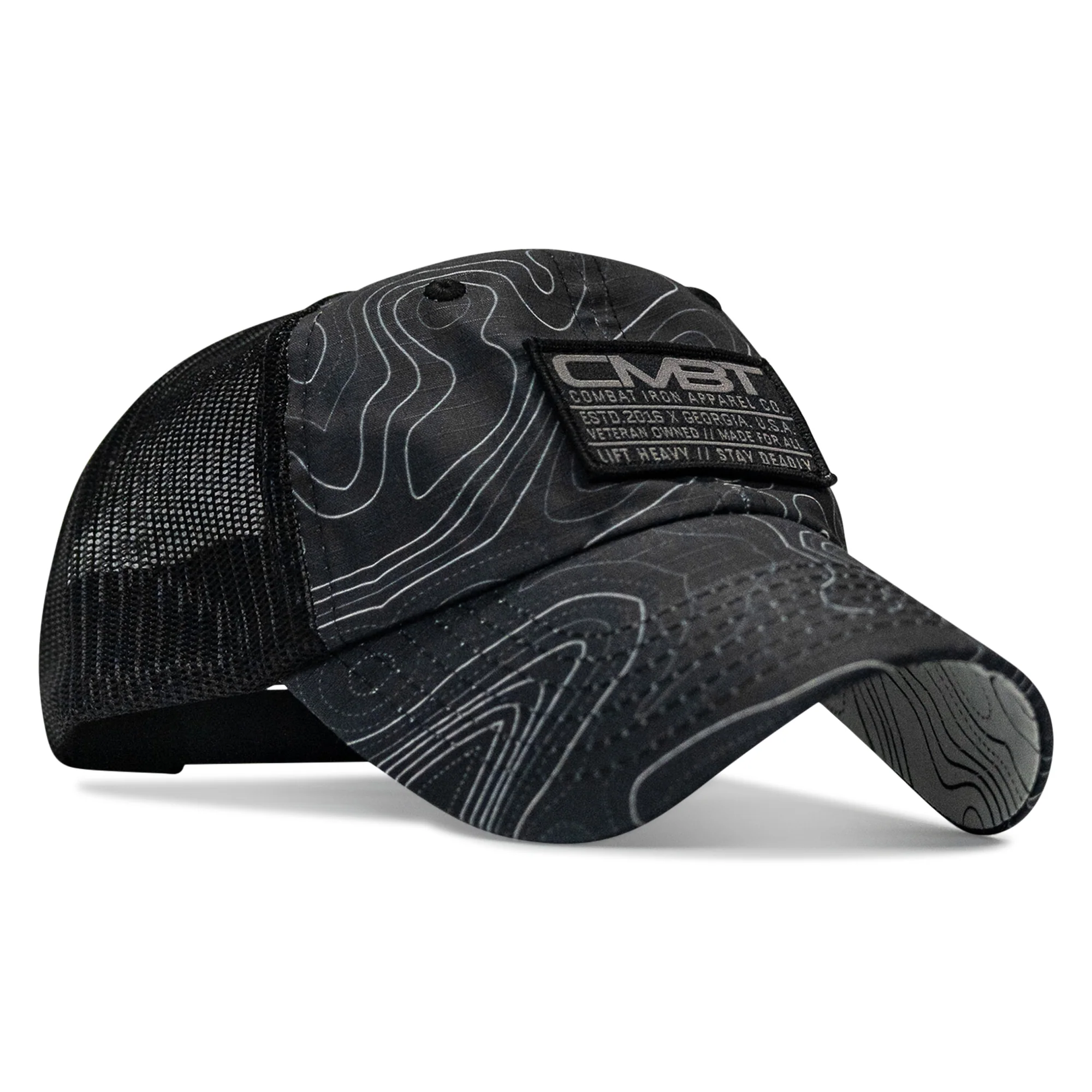 Original Subdued CMBT  Patch Tactical Ripstop Mesh Snapback Hat - Image 65