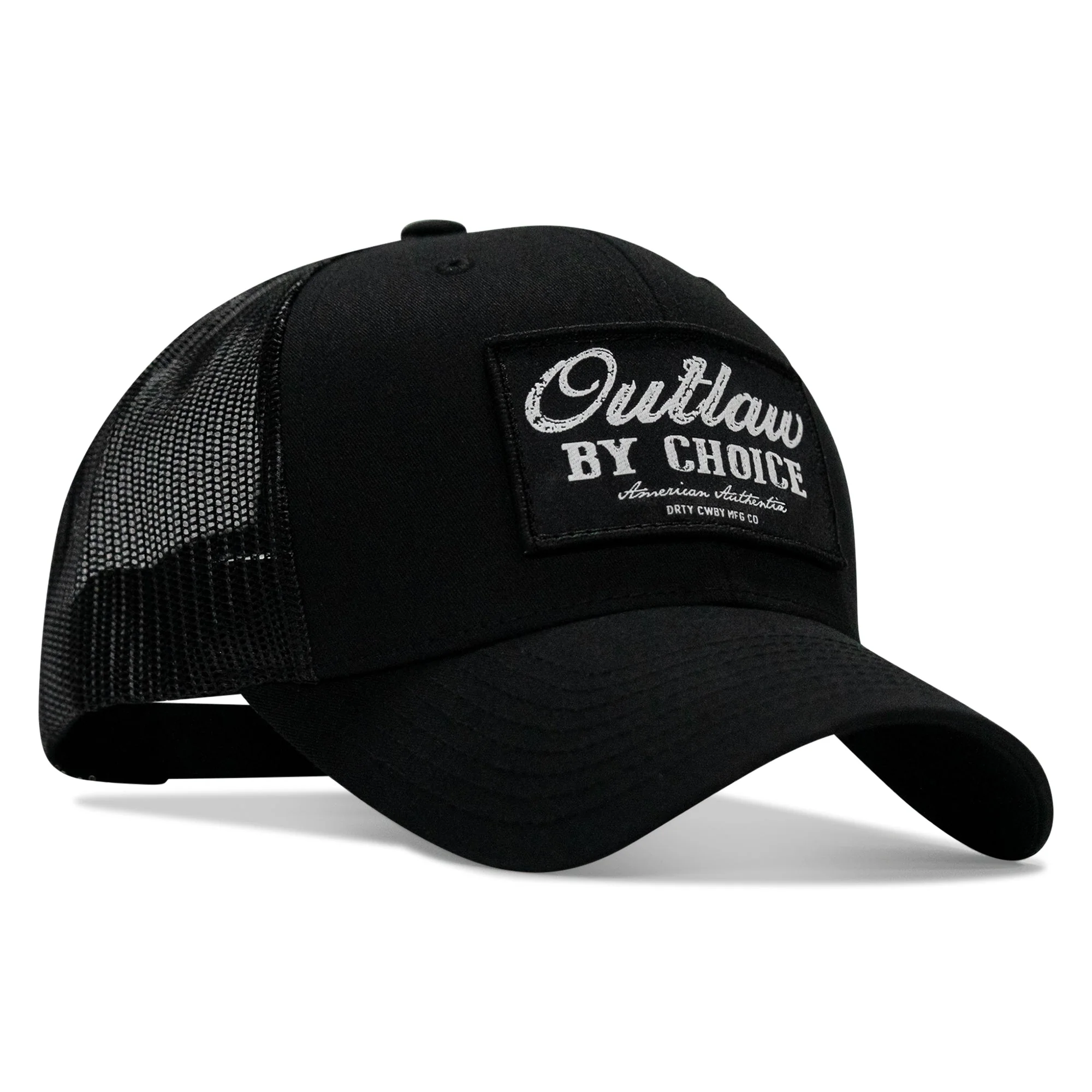 Outlaw By Choice Patch Snapback Hat - Image 6