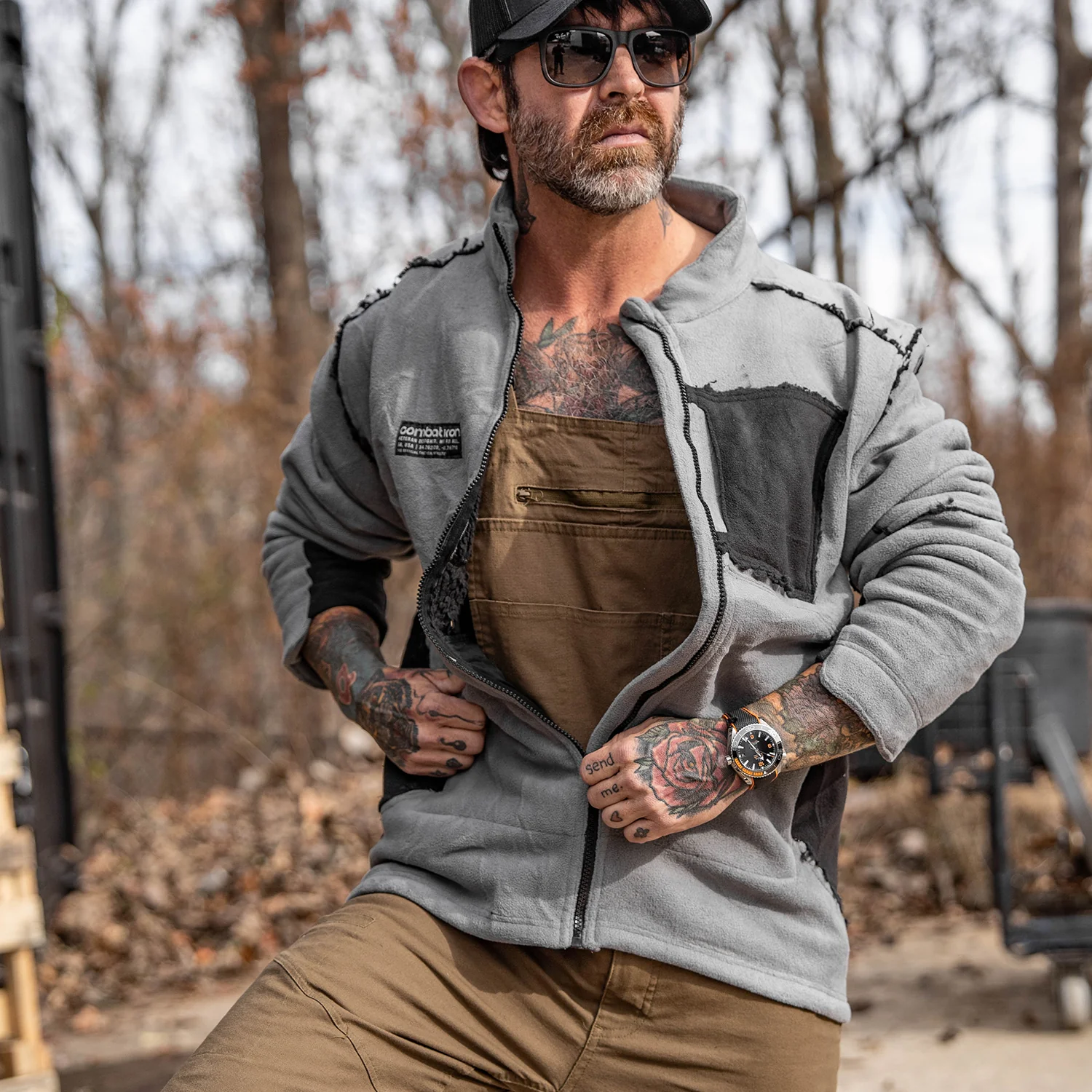 Plush Men's Winter Jacket - Image 10