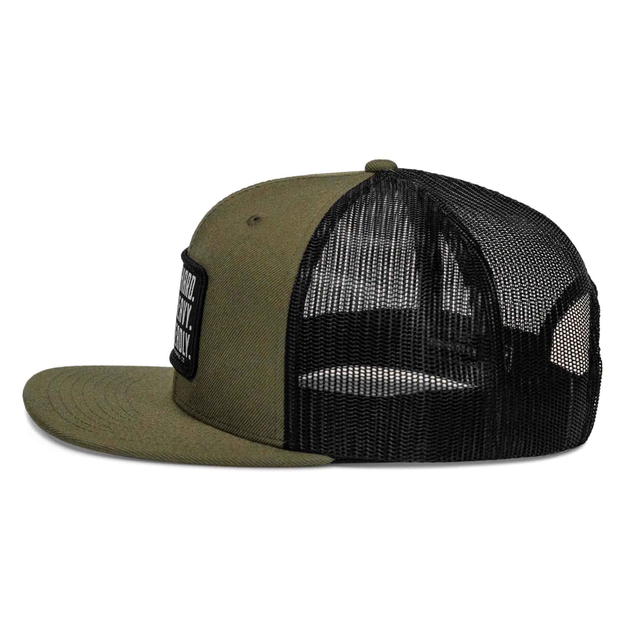 Pray Hard. Lift Heavy. Stay Deadly. Flat Bill SnapBack Hat - Image 27