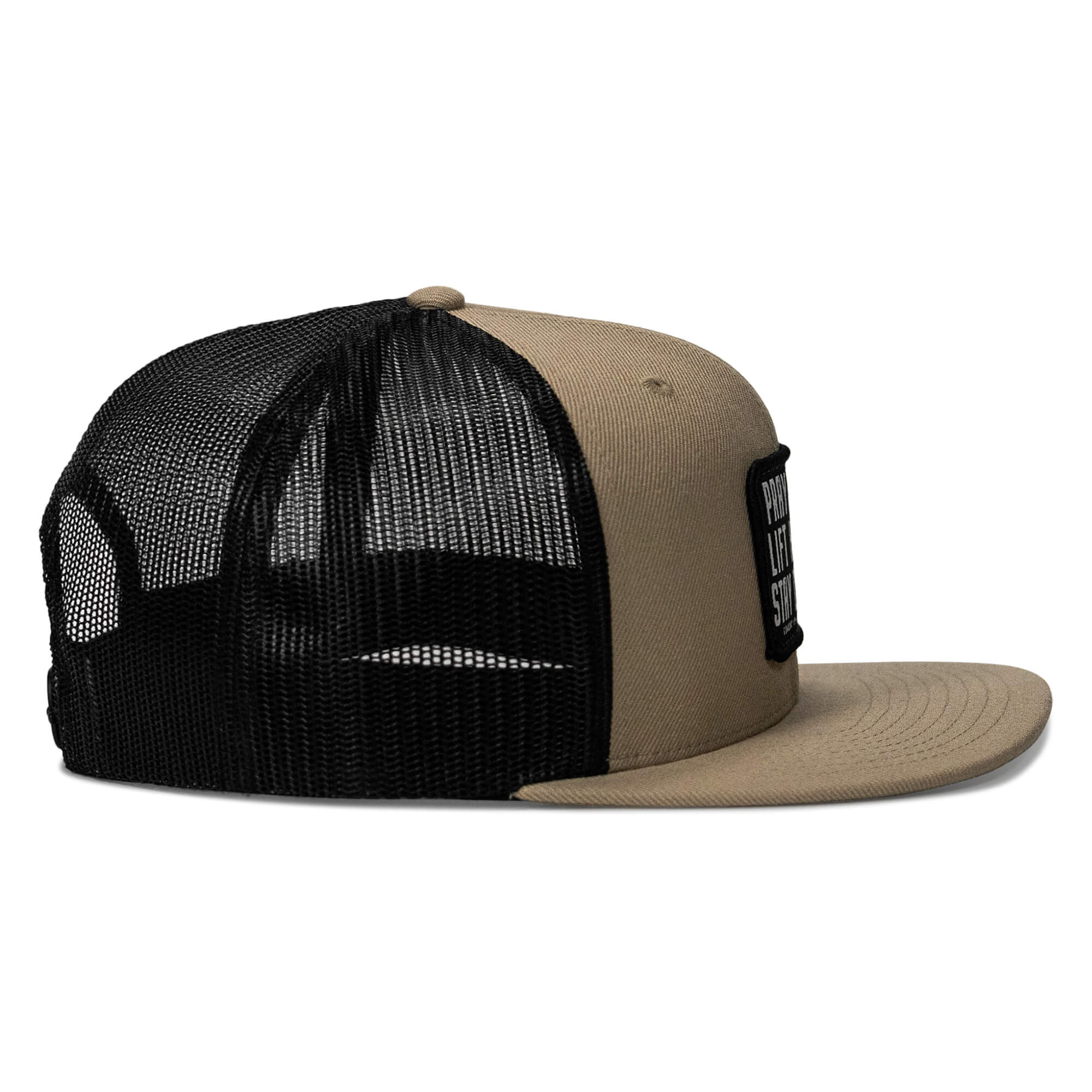 Pray Hard. Lift Heavy. Stay Deadly. Flat Bill SnapBack Hat - Image 31