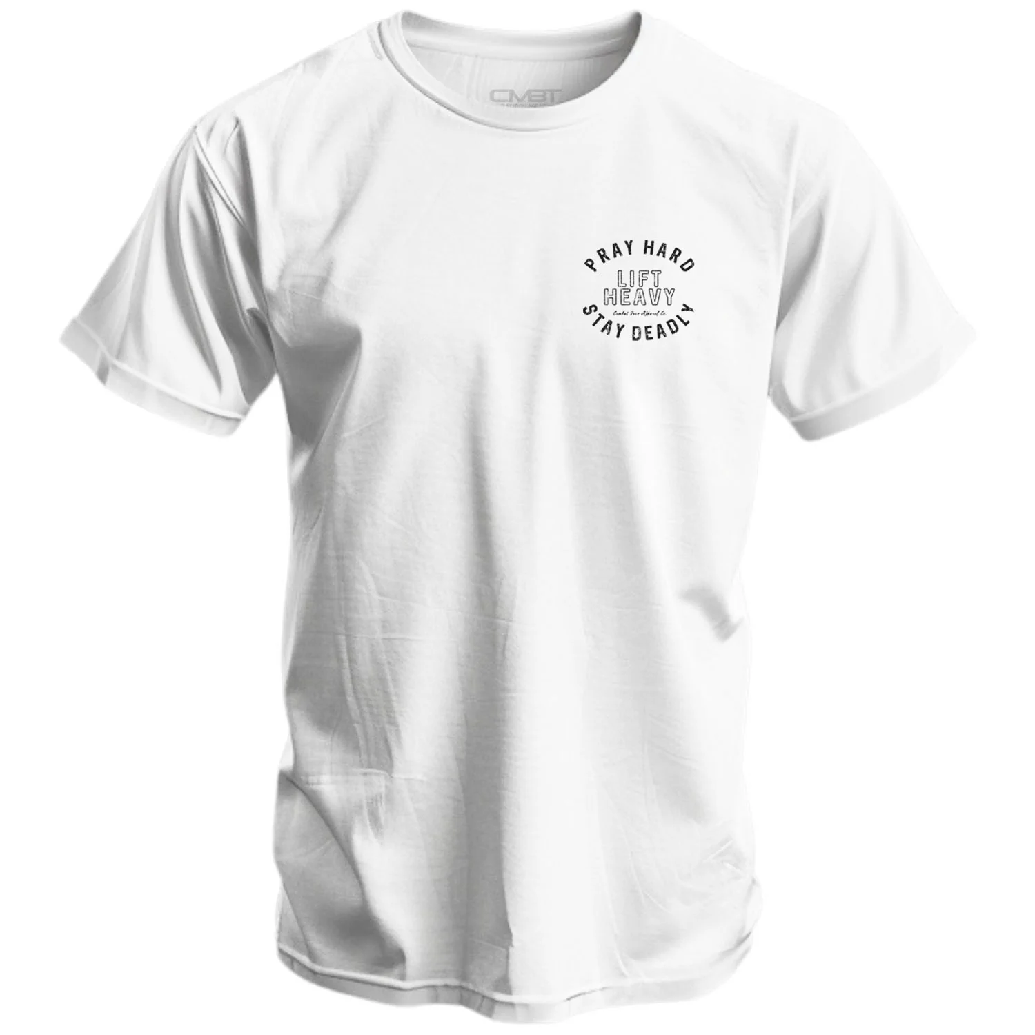 Pray Hard. Lift Heavy. Stay Deadly. Men's T-Shirt - Image 27