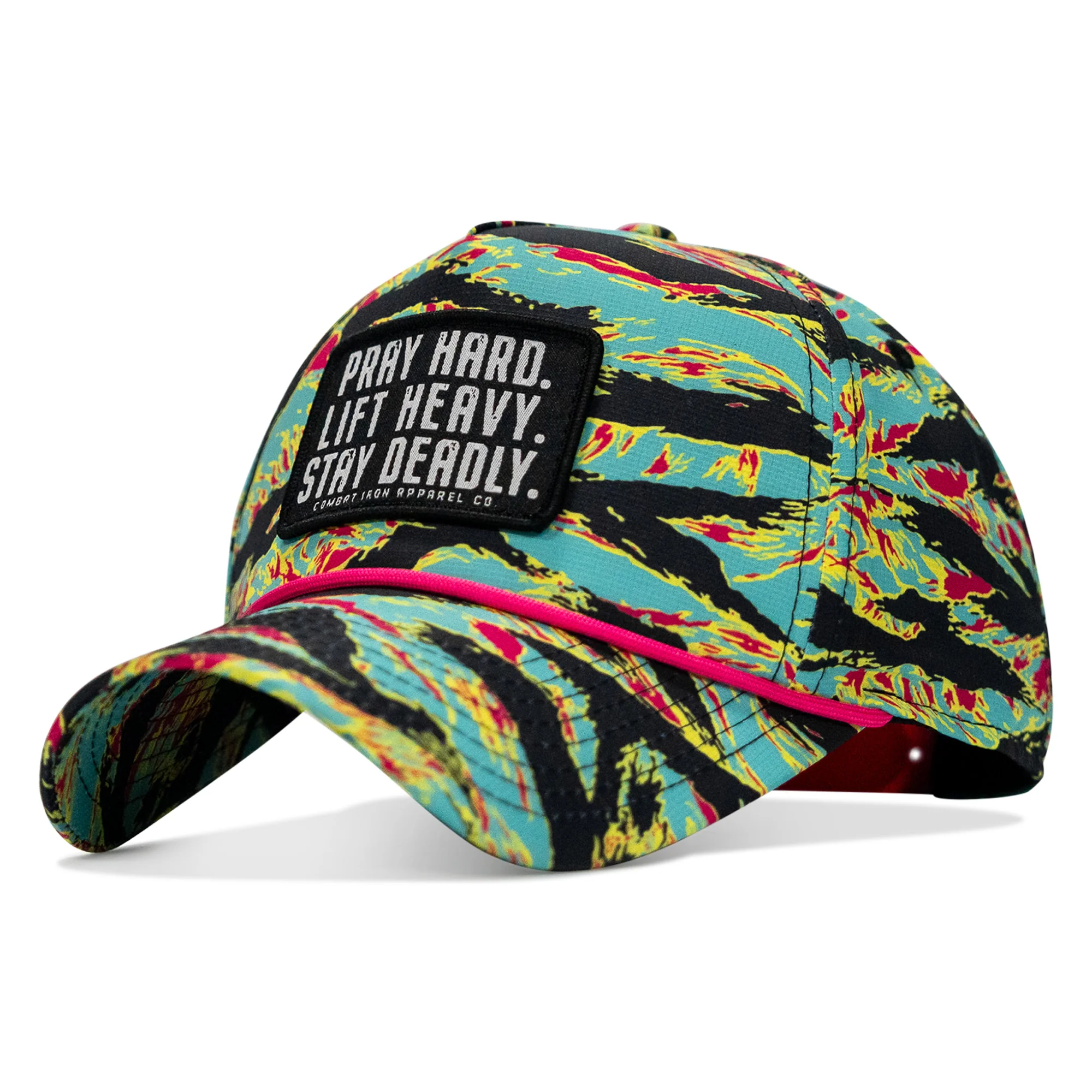 Pray Hard. Lift Heavy. Stay Deadly. Patch Waterproof Weekender Snapback - Image 32
