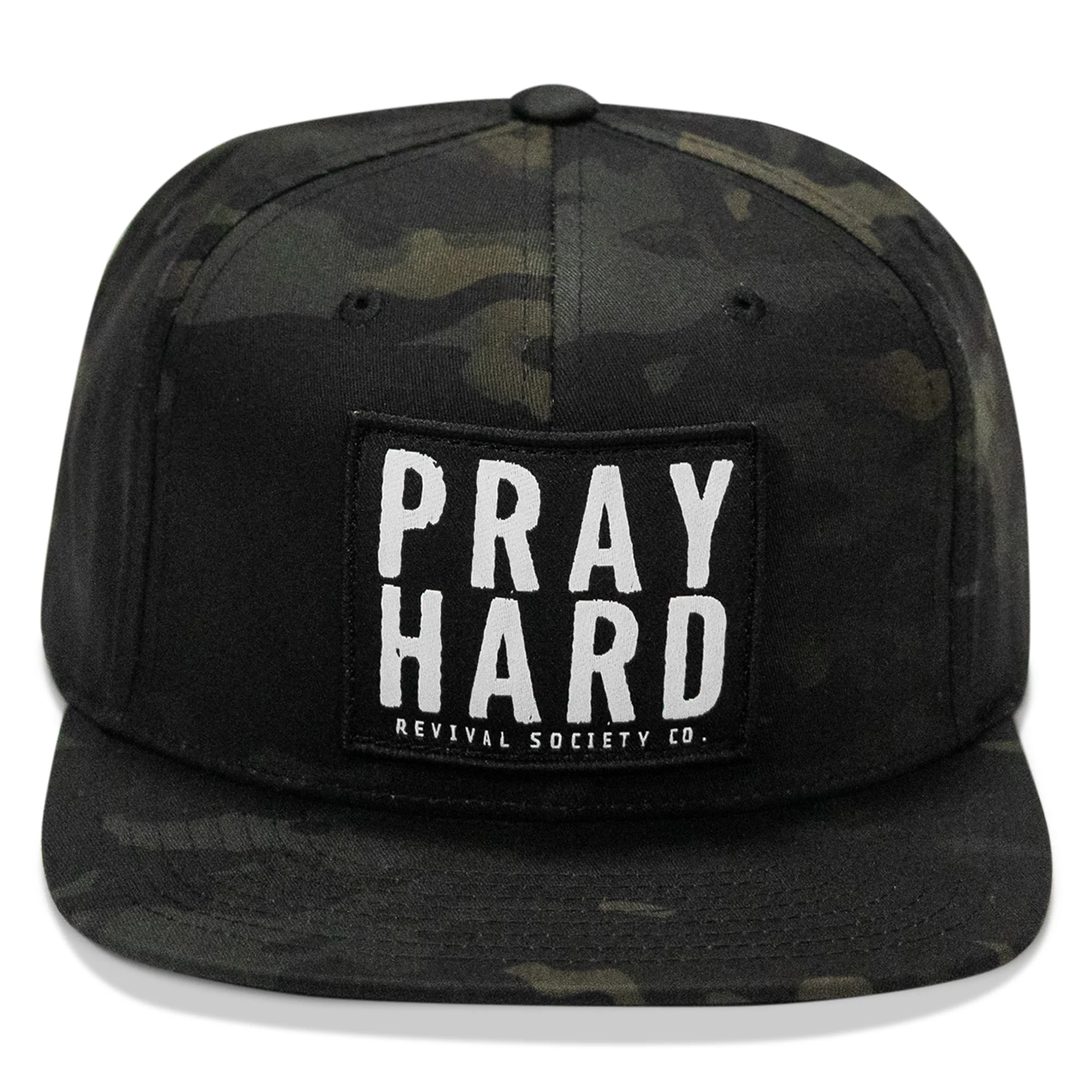 Pray Hard Patch Flatbill Hat - Image 41