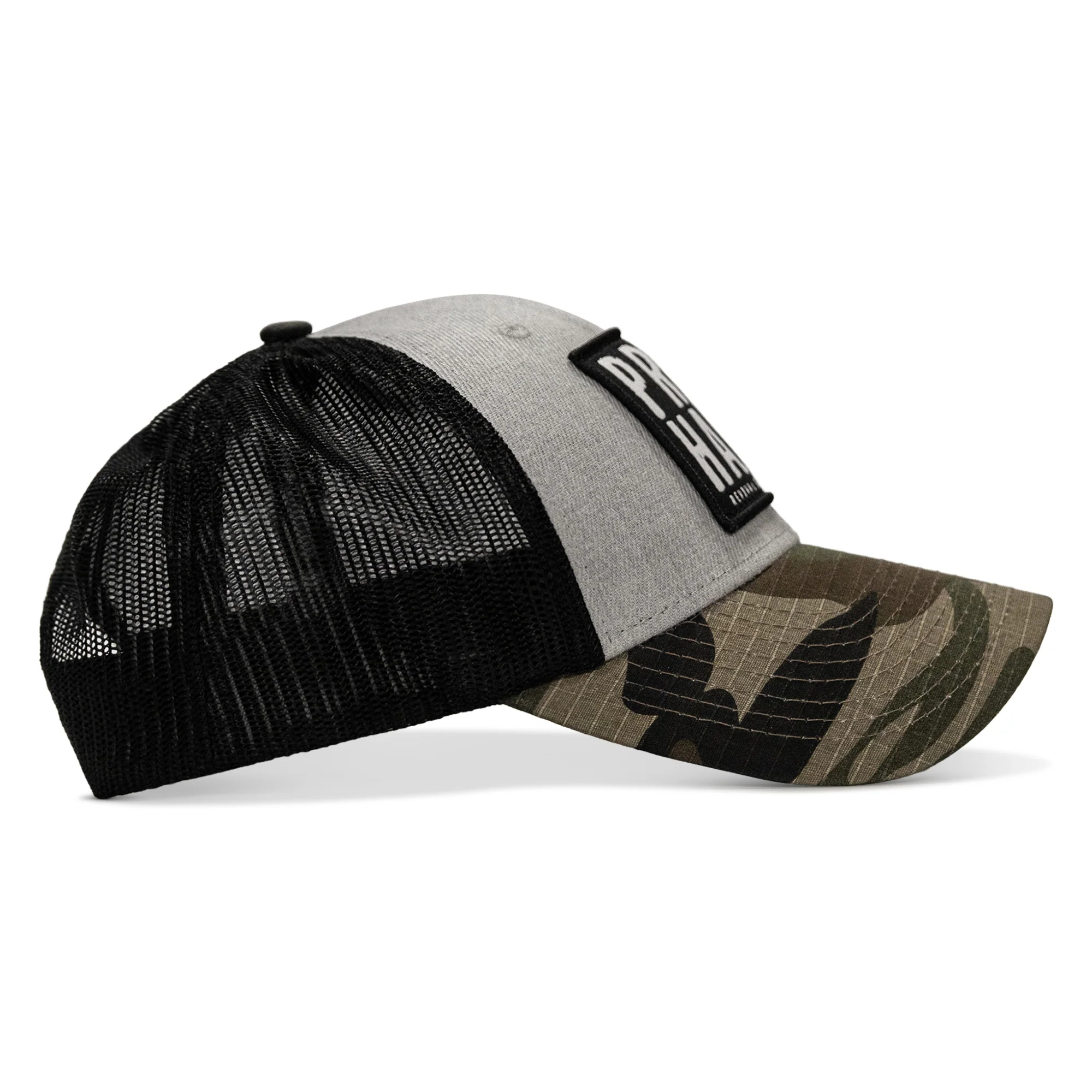 Pray Hard Patch Original Ripstop Snapback Hat - Image 10