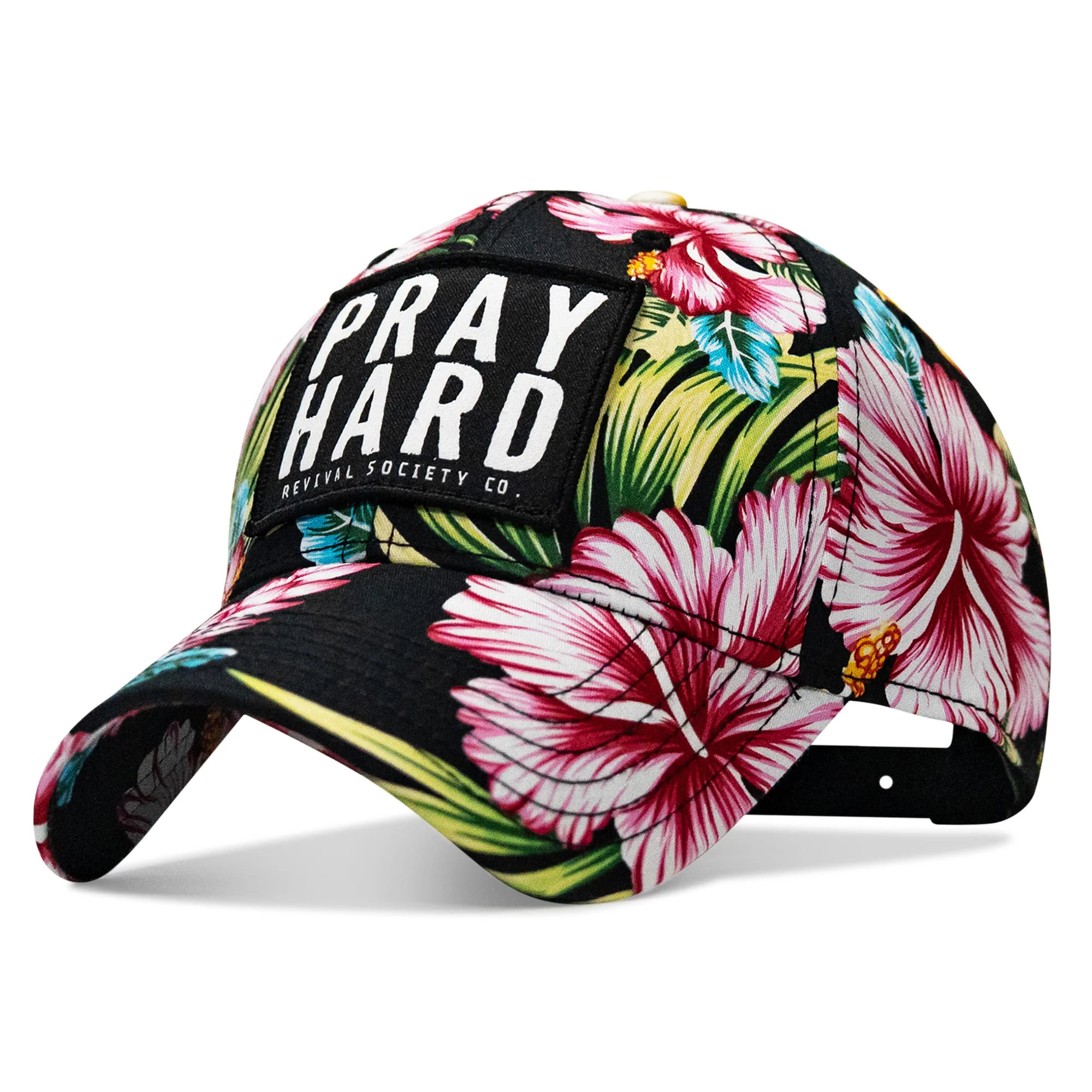 Pray Hard Patch Snapback Hat - Image 17