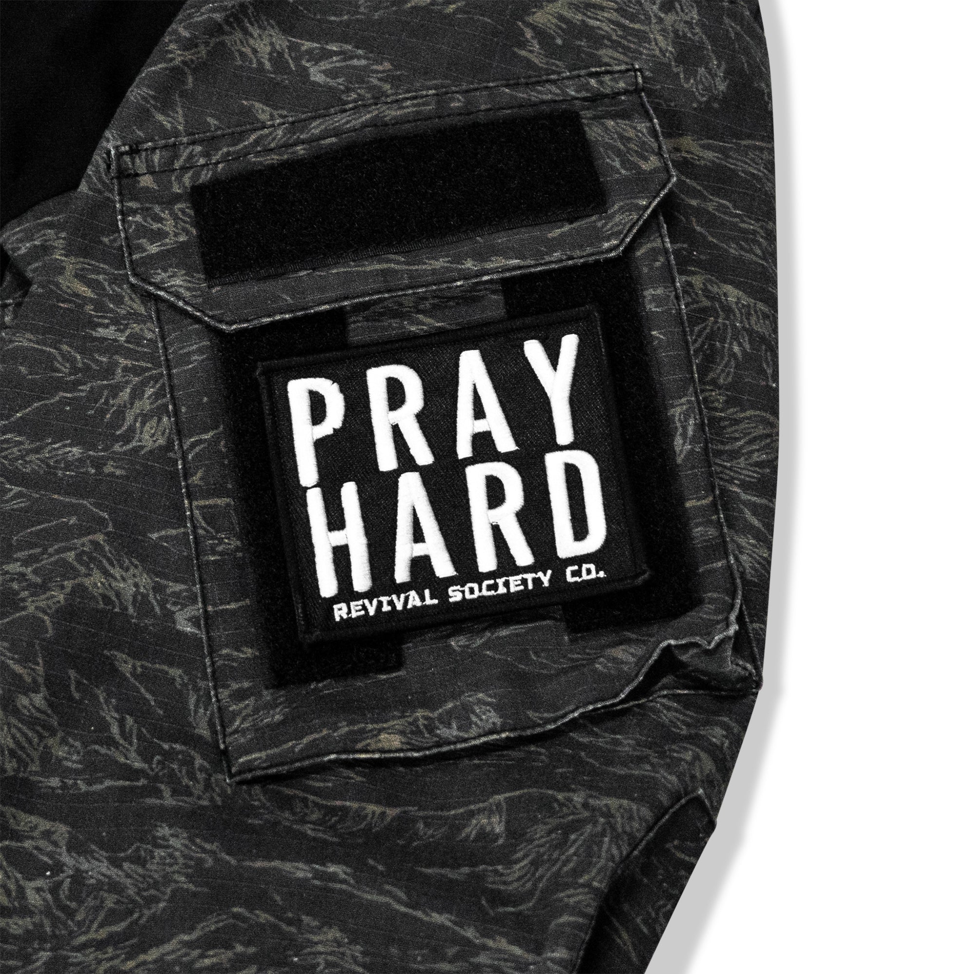 Pray Hard Velcro Patch - Image 4