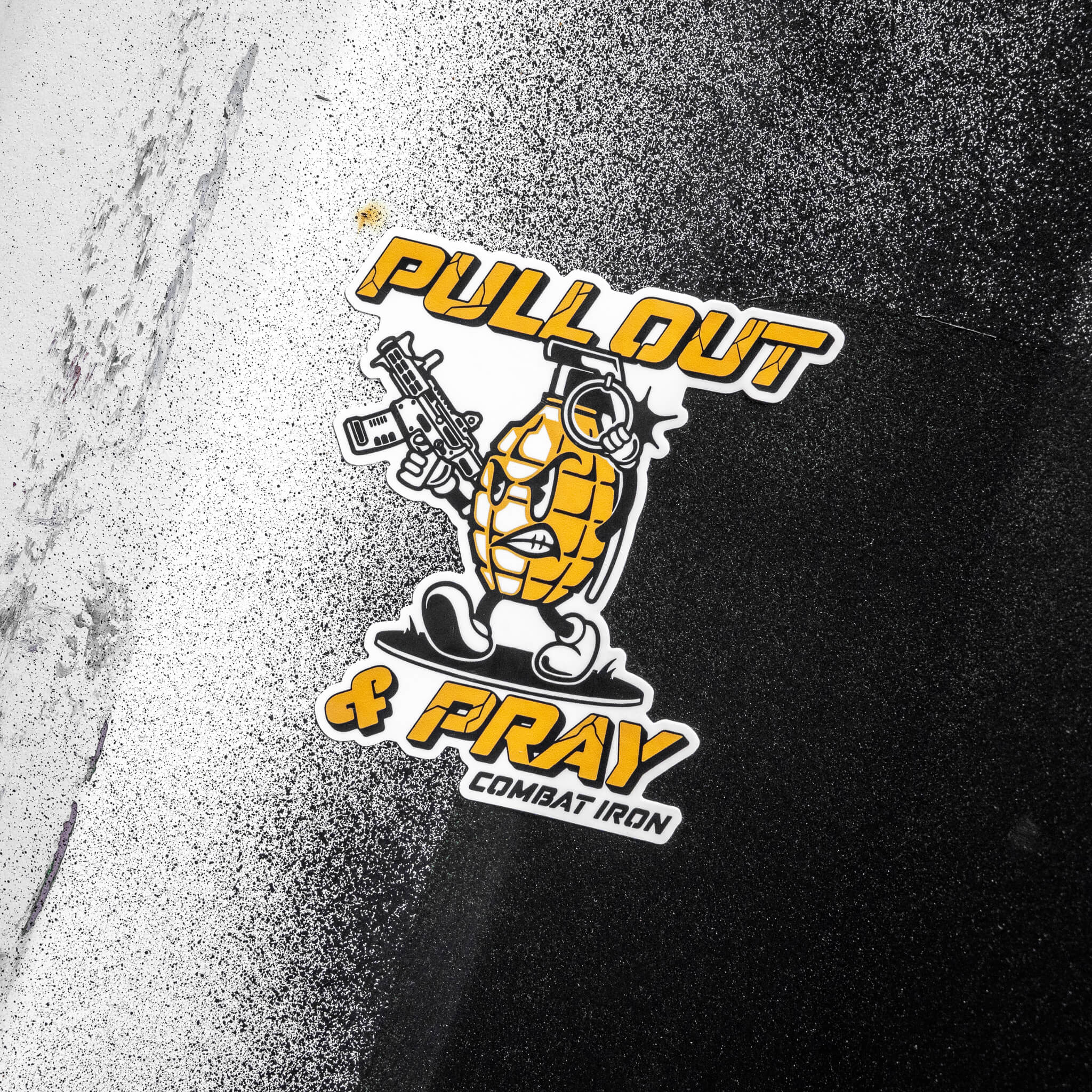 Pull Out & Pray Grenade Decal - Image 3